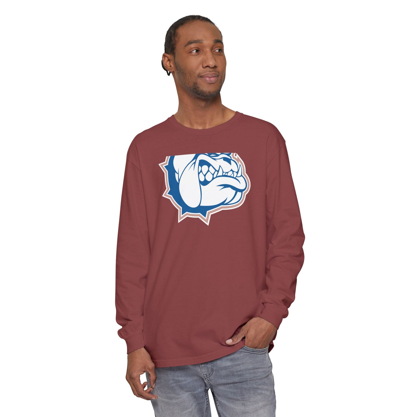 Garment-Dyed Long Sleeve Tee