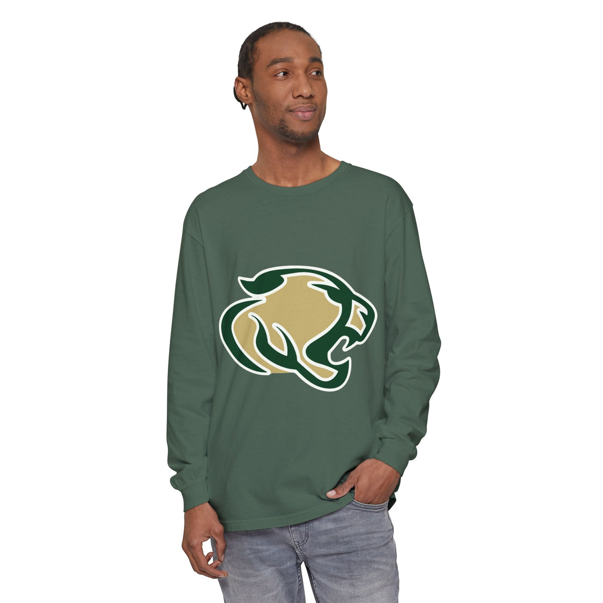 Garment-Dyed Long Sleeve Tee