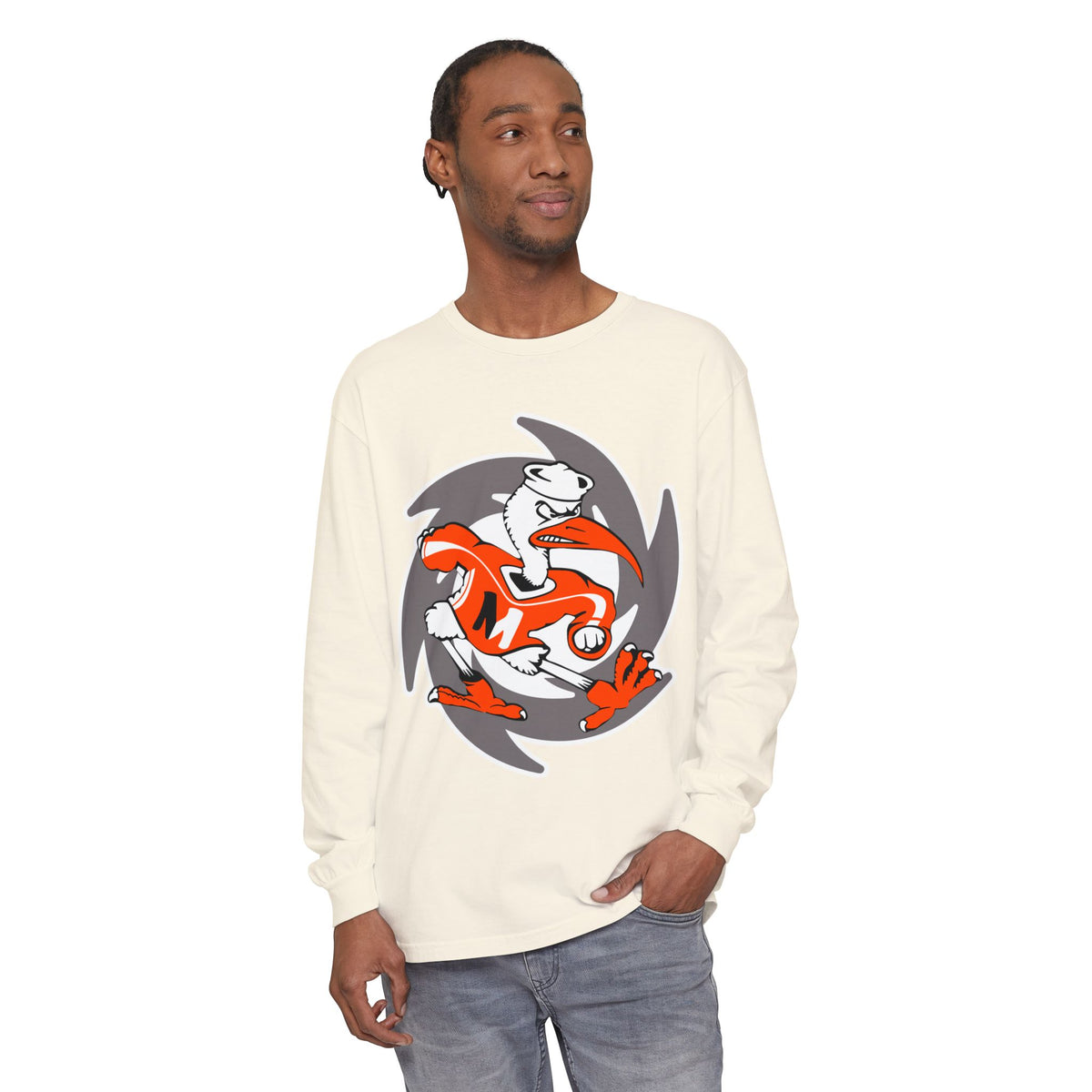 Garment-Dyed Long Sleeve Tee