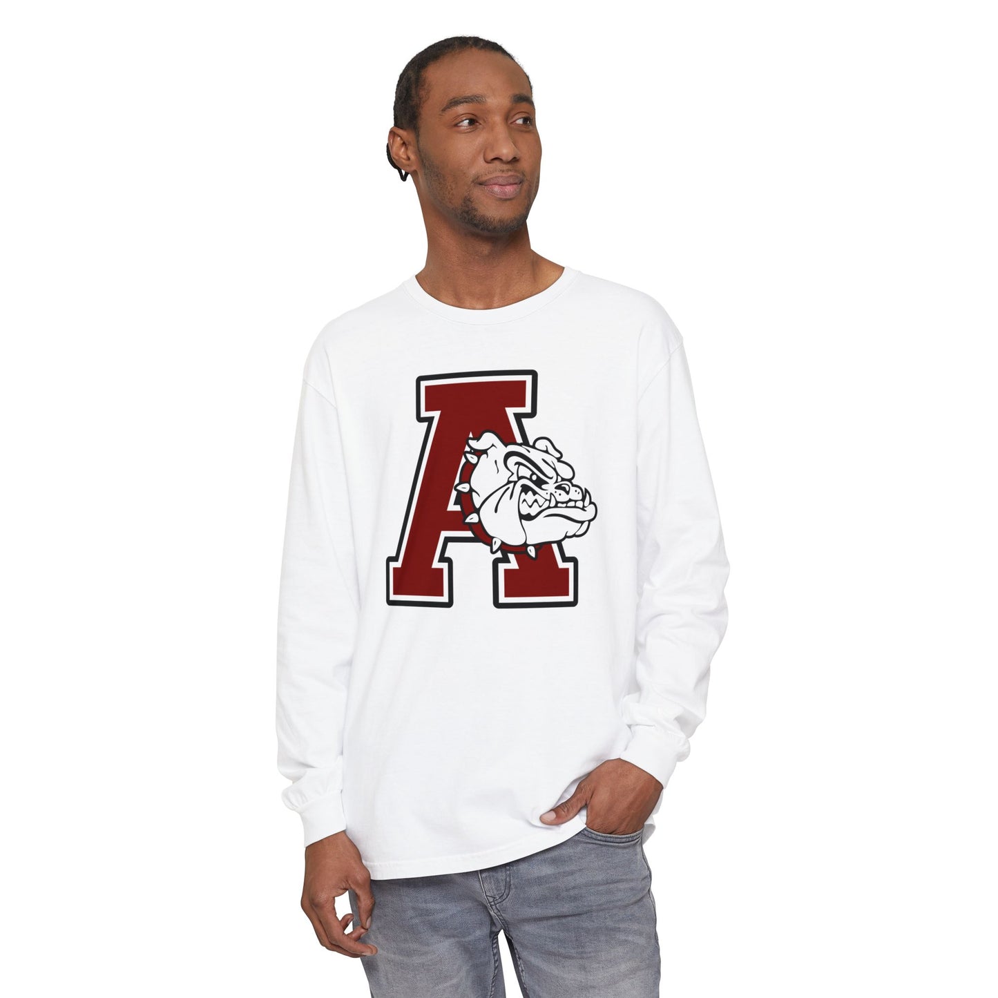 Garment-Dyed Long Sleeve Tee