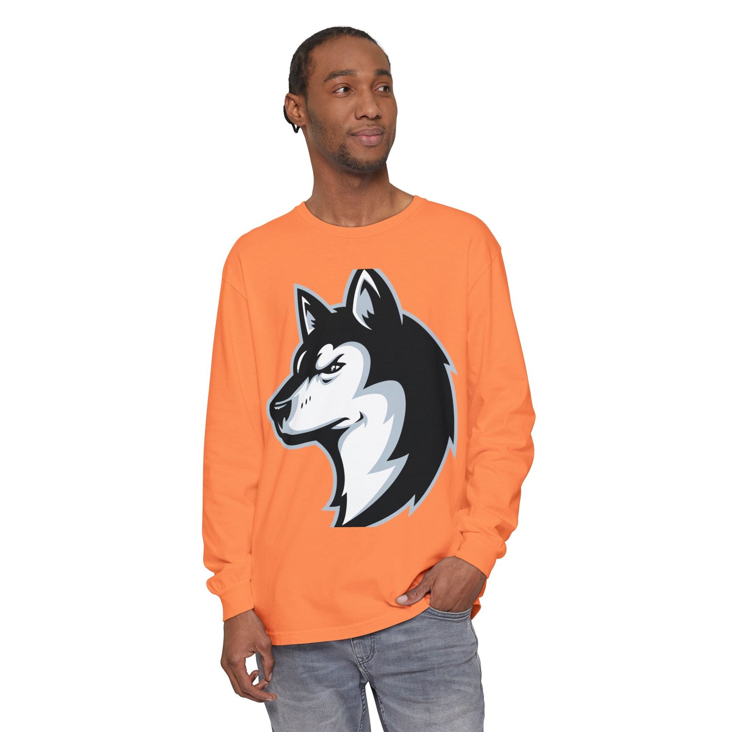 Garment-Dyed Long Sleeve Tee