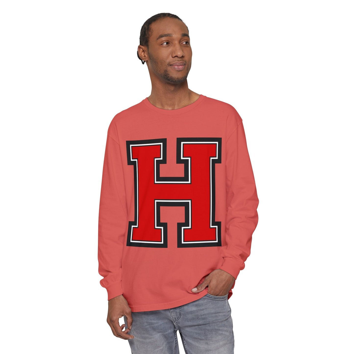 Garment-Dyed Long Sleeve Tee