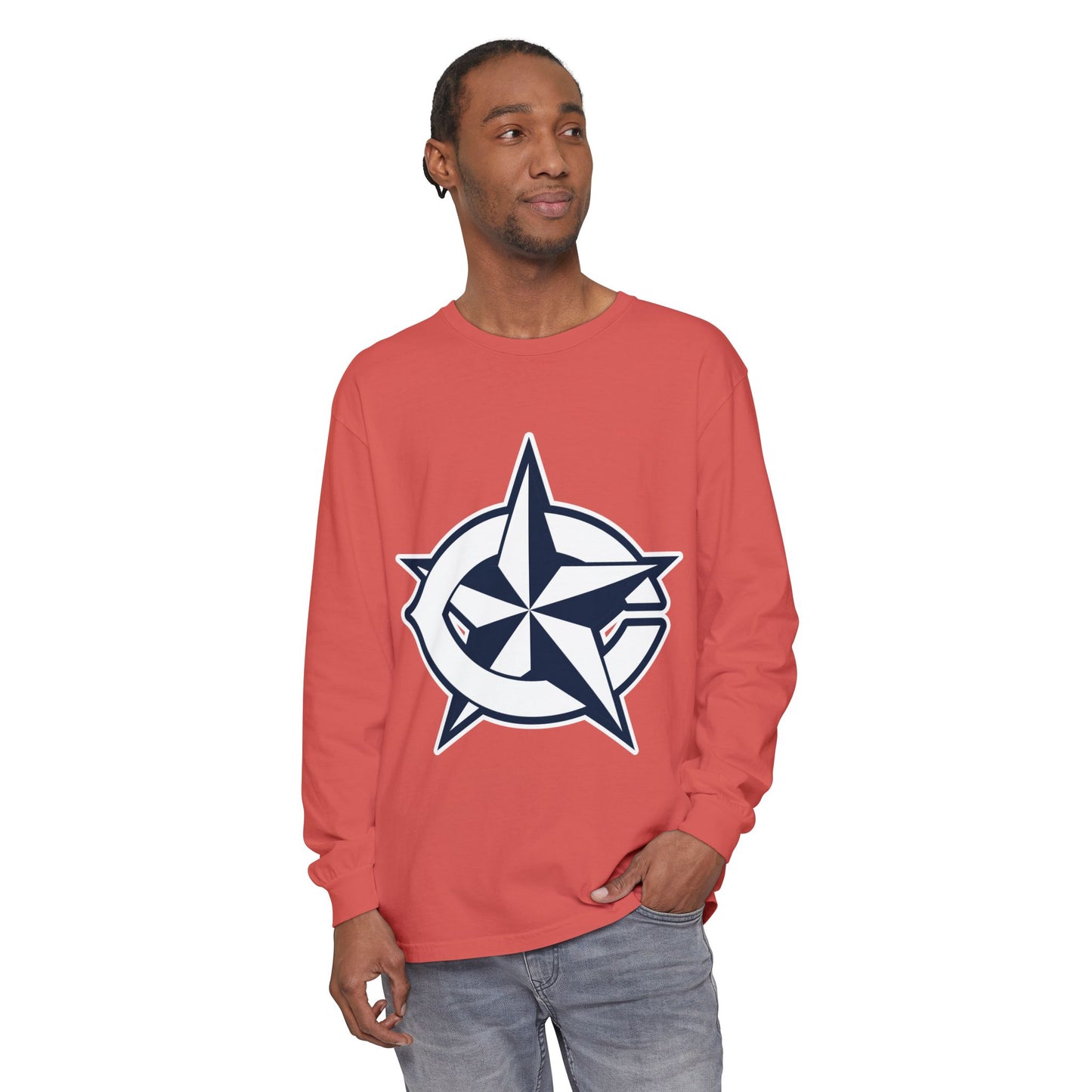 Garment-Dyed Long Sleeve Tee