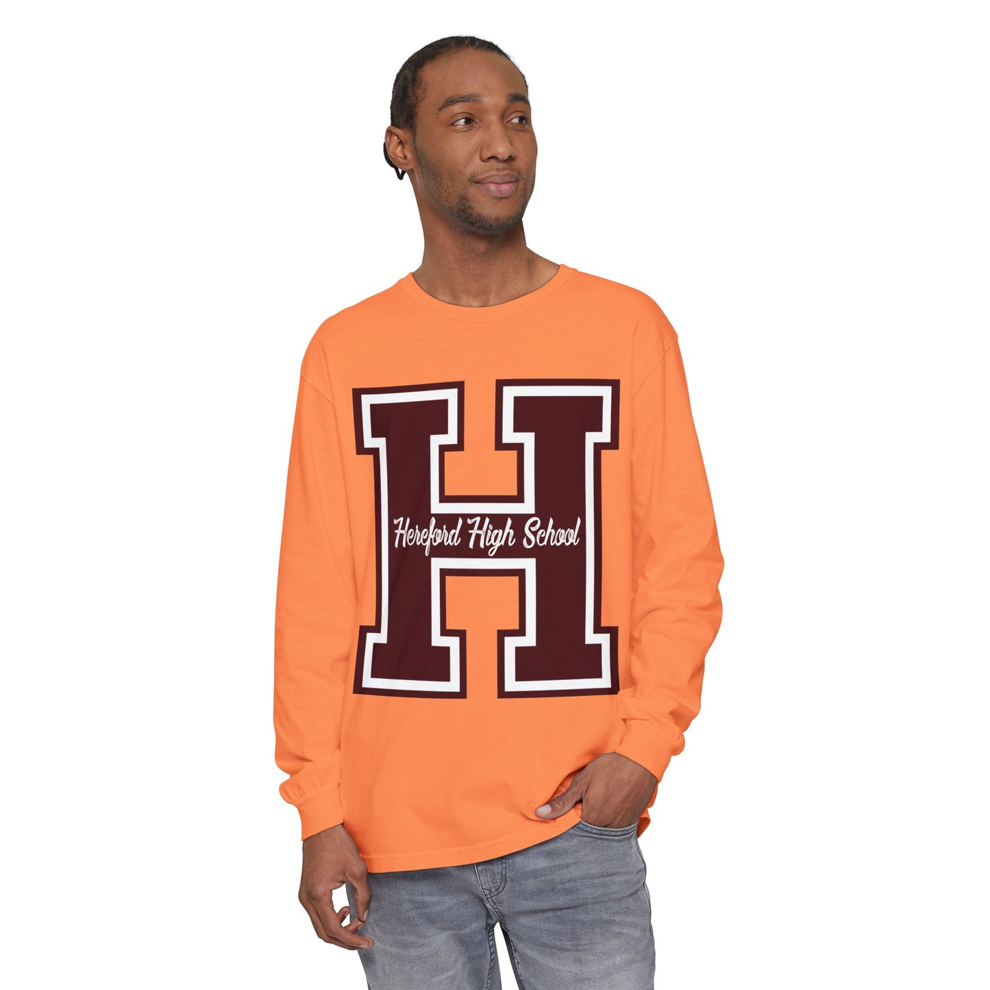 Garment-Dyed Long Sleeve Tee