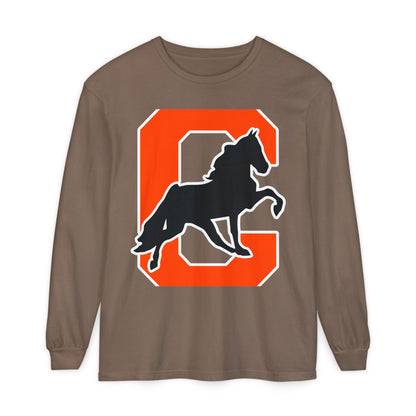 Garment-Dyed Long Sleeve Tee