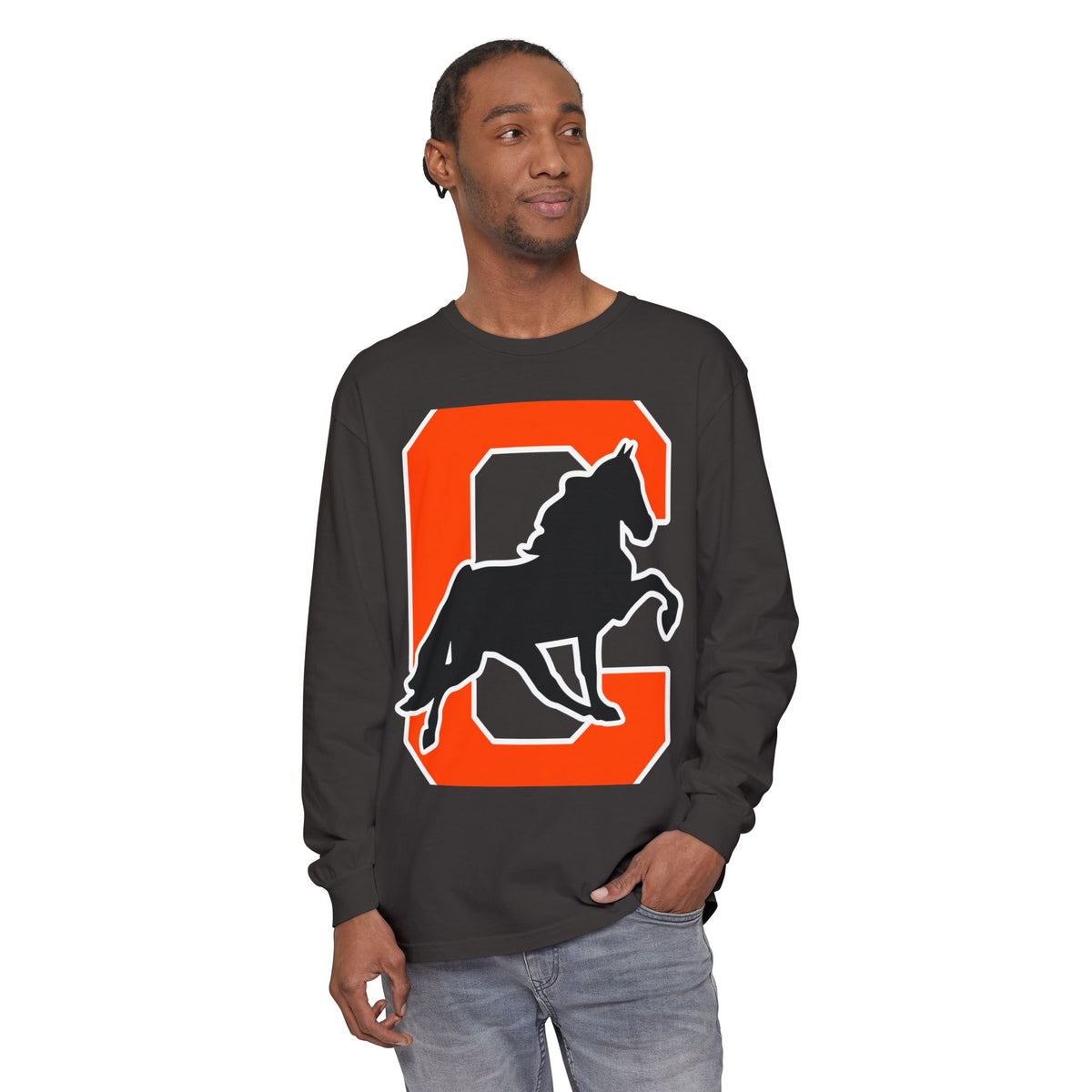 Garment-Dyed Long Sleeve Tee
