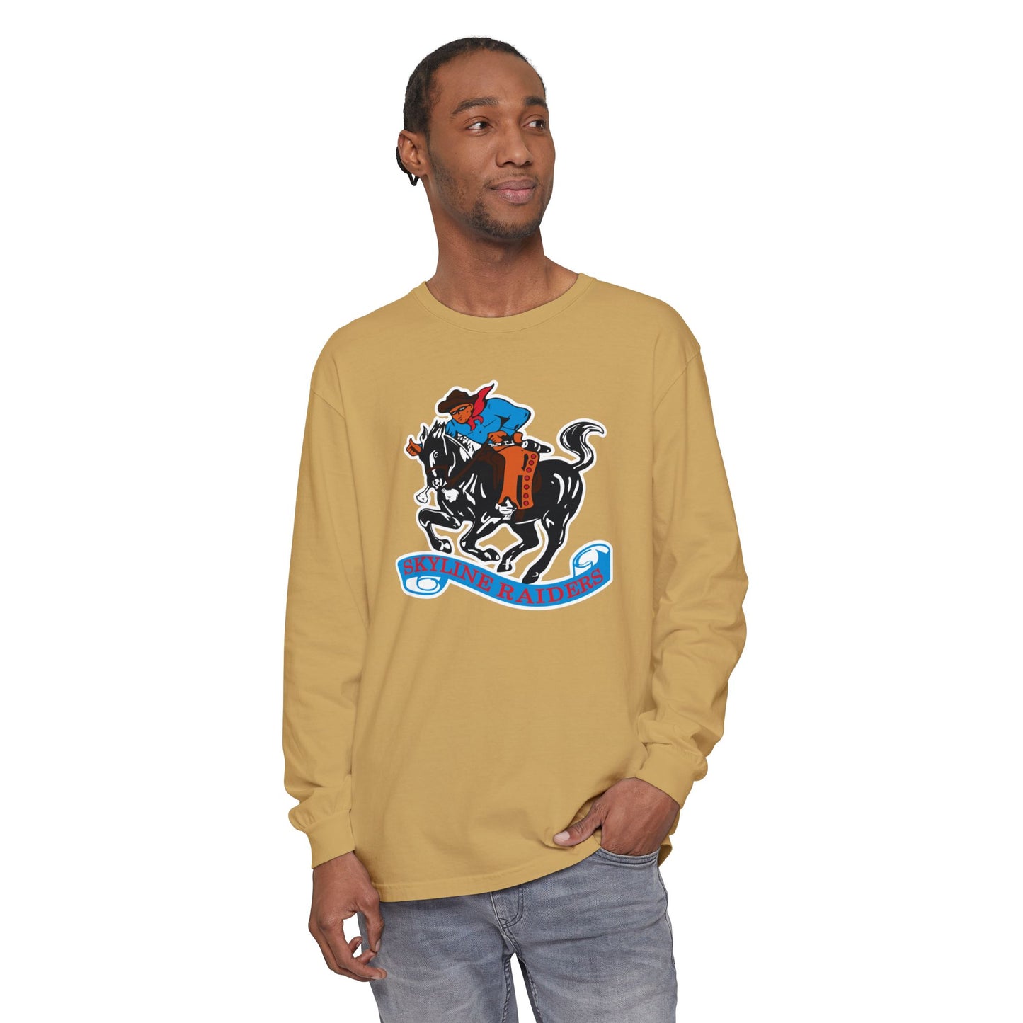 Garment-Dyed Long Sleeve Tee