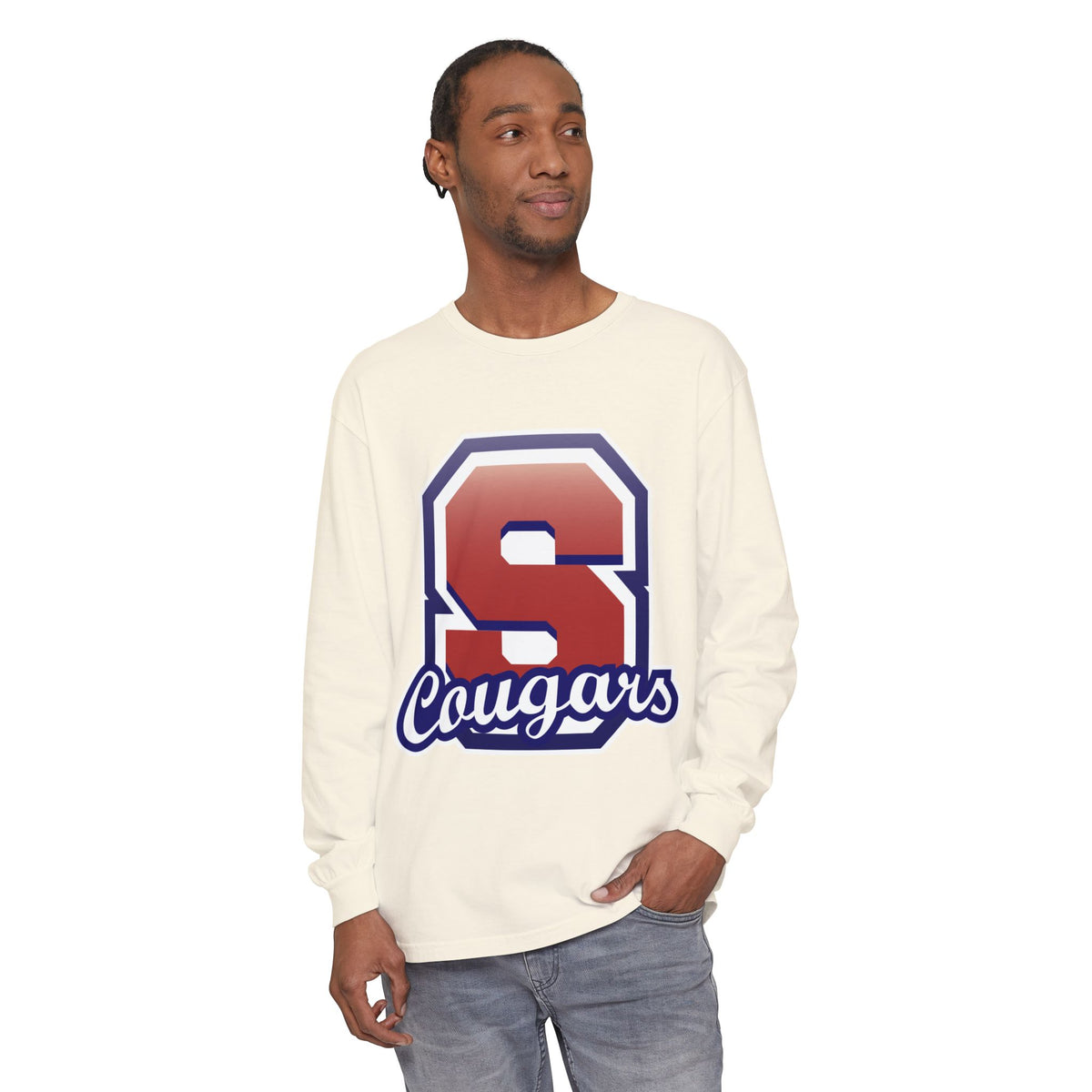 Garment-Dyed Long Sleeve Tee
