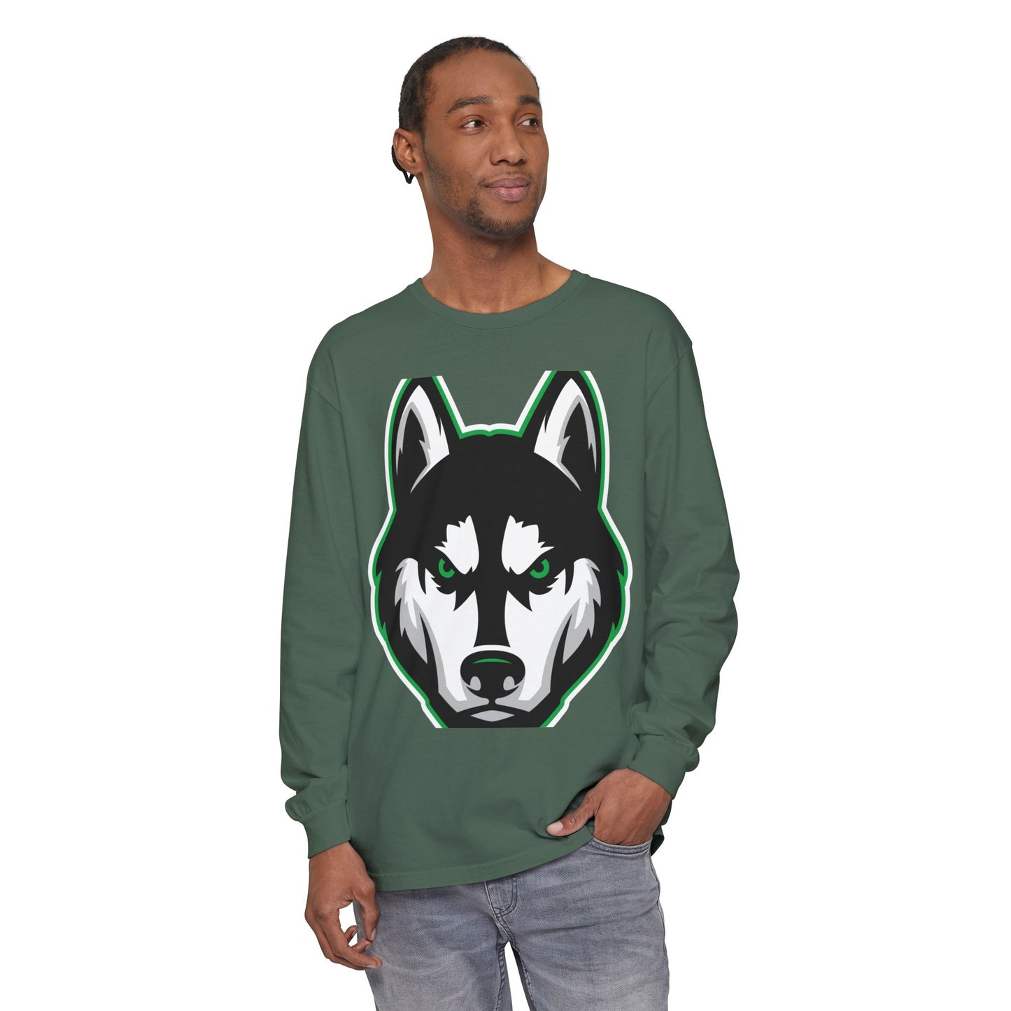 Garment-Dyed Long Sleeve Tee