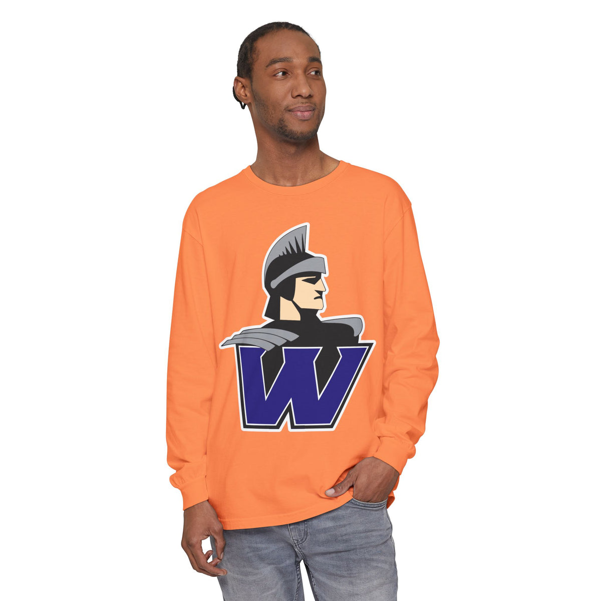 Garment-Dyed Long Sleeve Tee