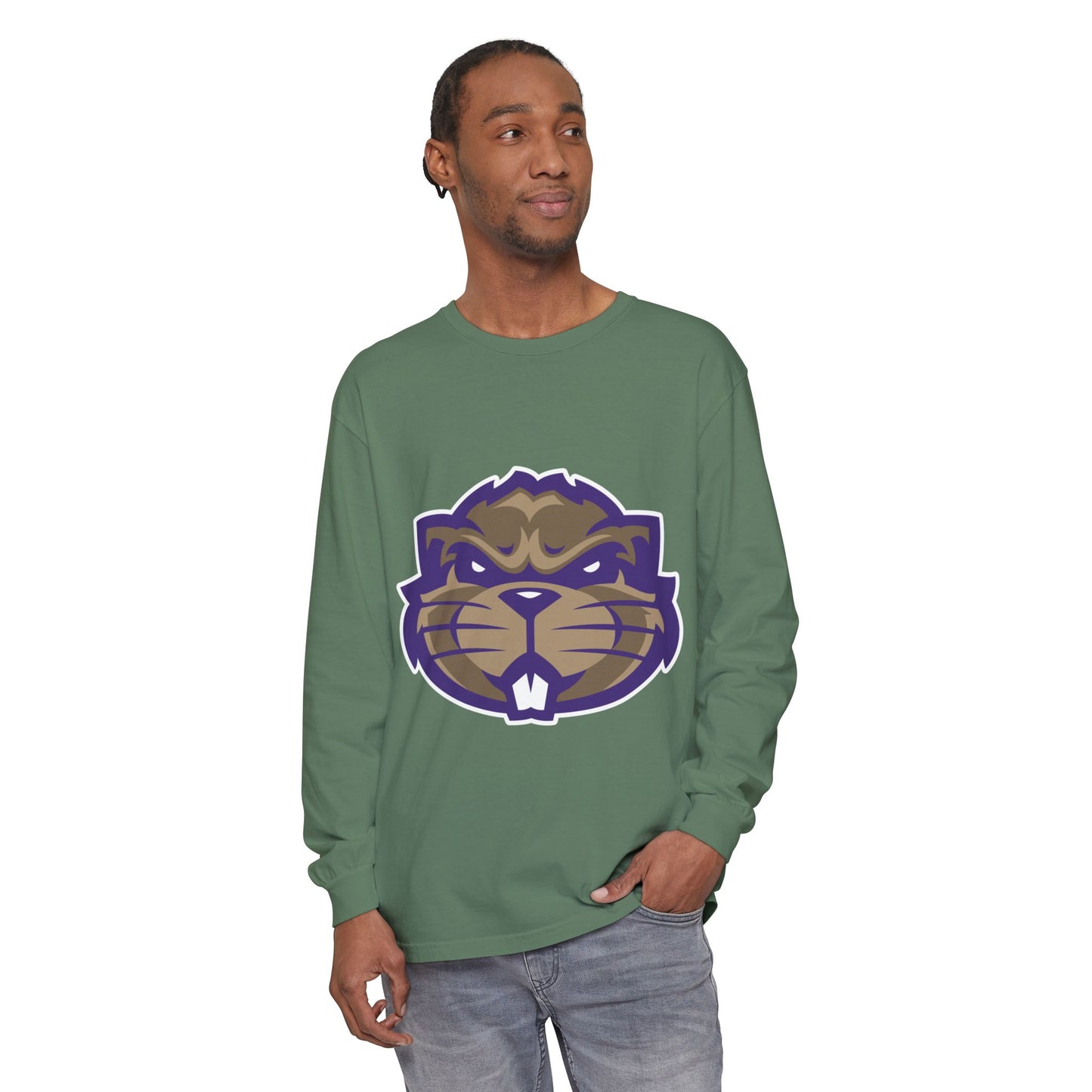 Garment-Dyed Long Sleeve Tee