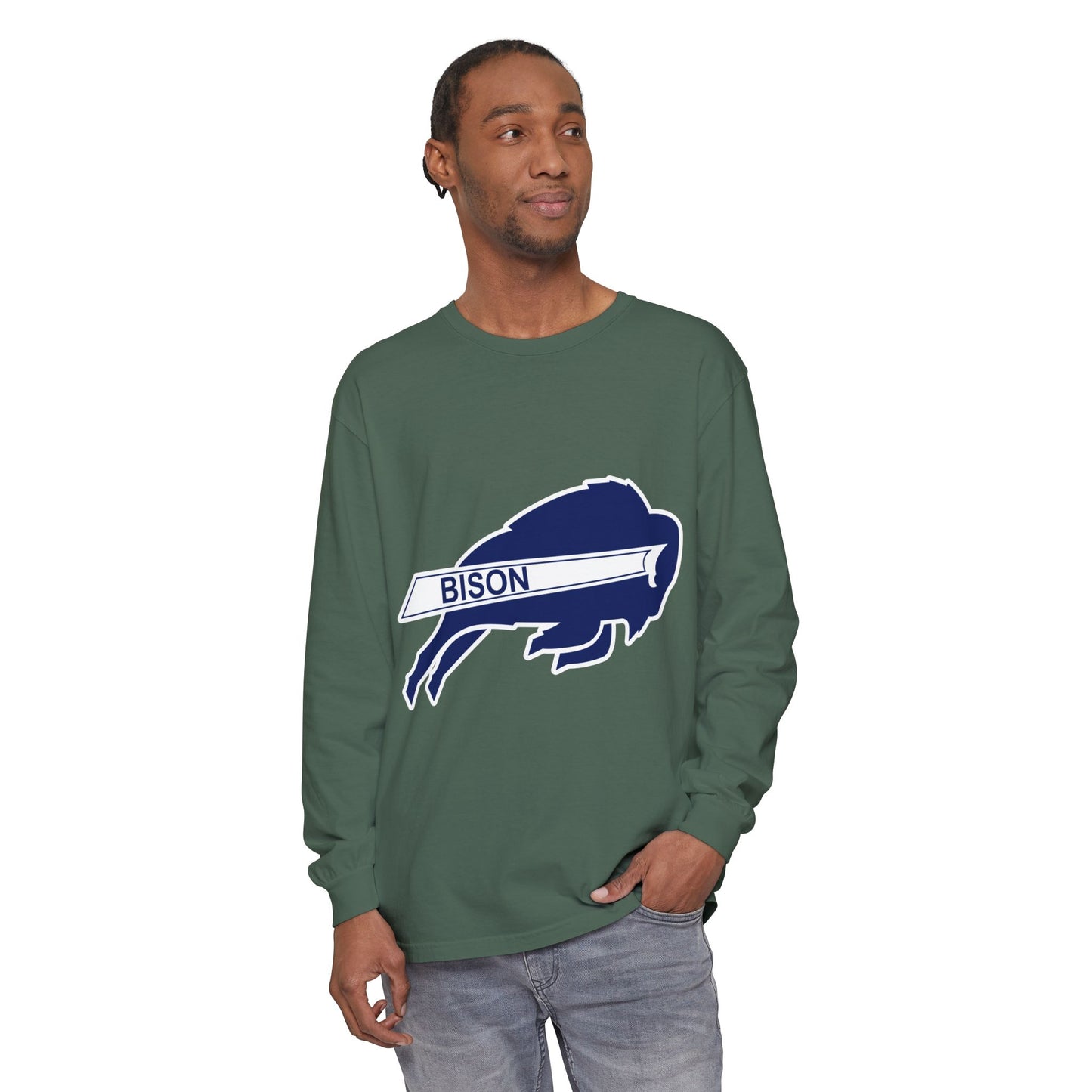 Garment-Dyed Long Sleeve Tee