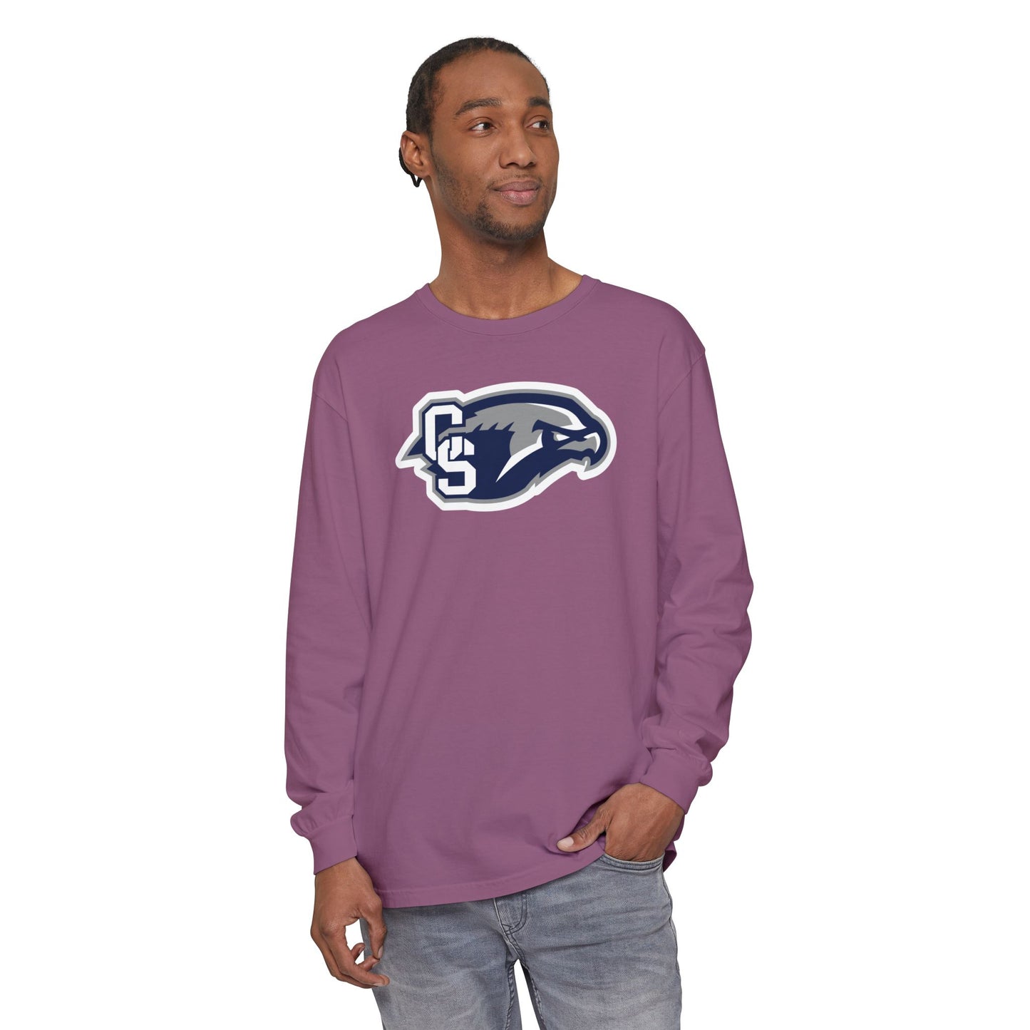 Garment-Dyed Long Sleeve Tee