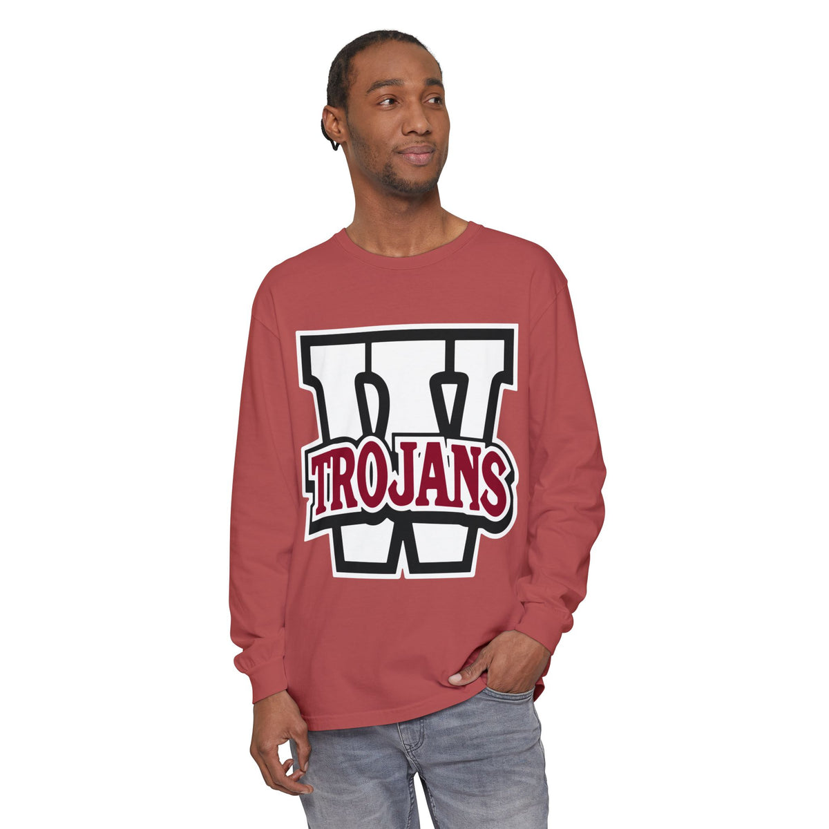 Garment-Dyed Long Sleeve Tee