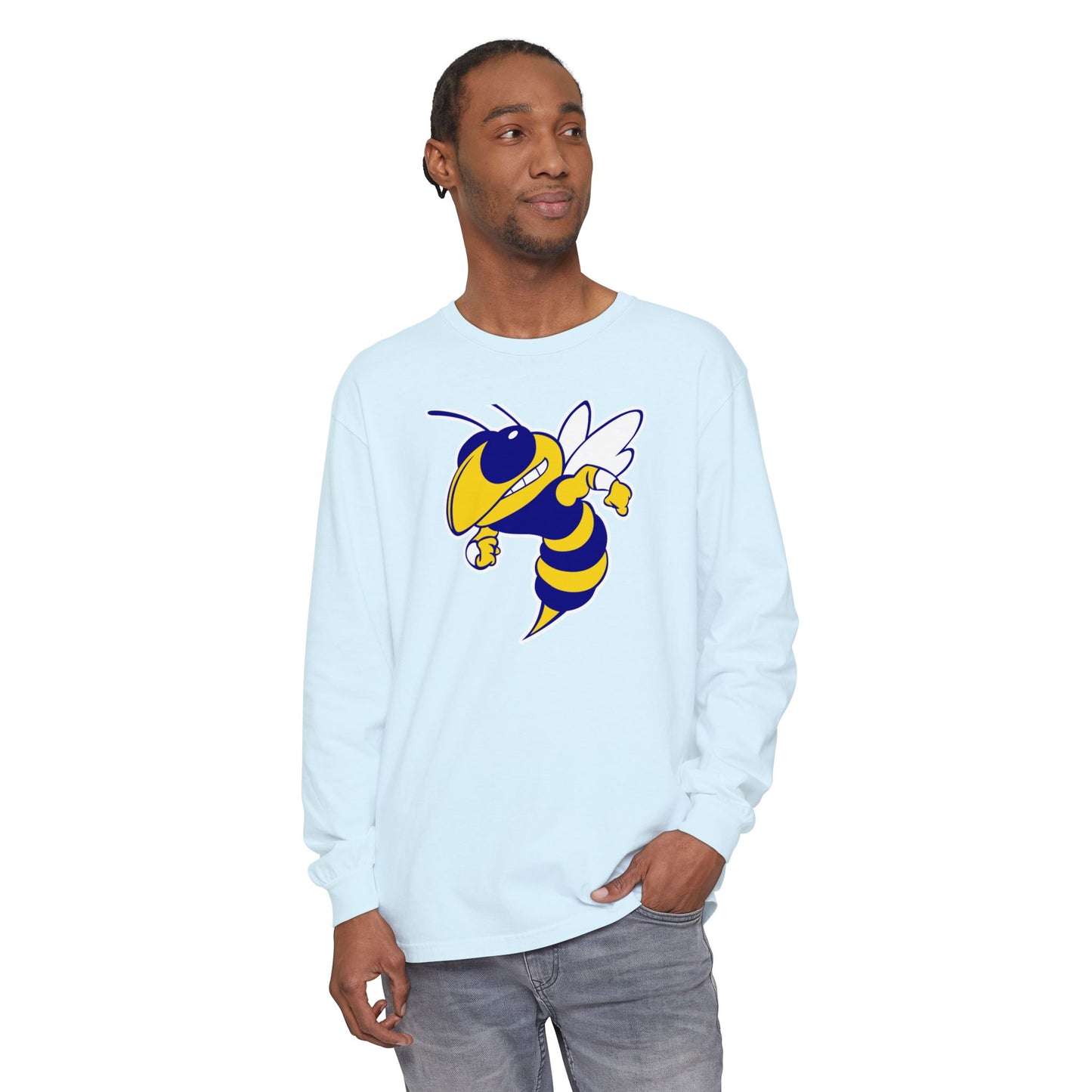 Garment-Dyed Long Sleeve Tee