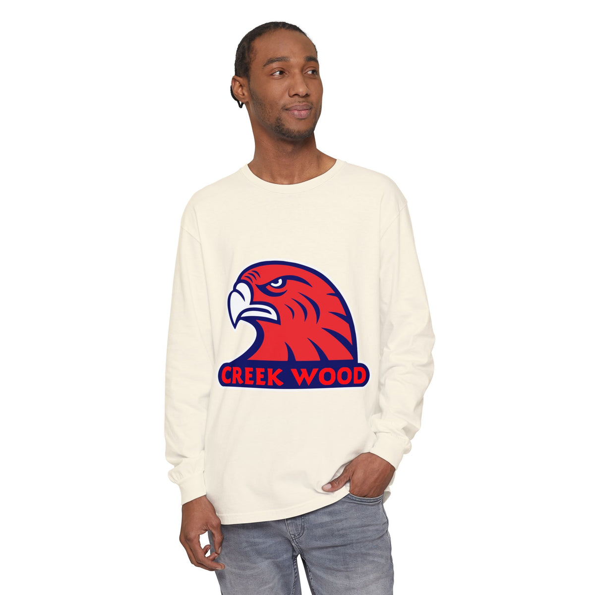 Garment-Dyed Long Sleeve Tee