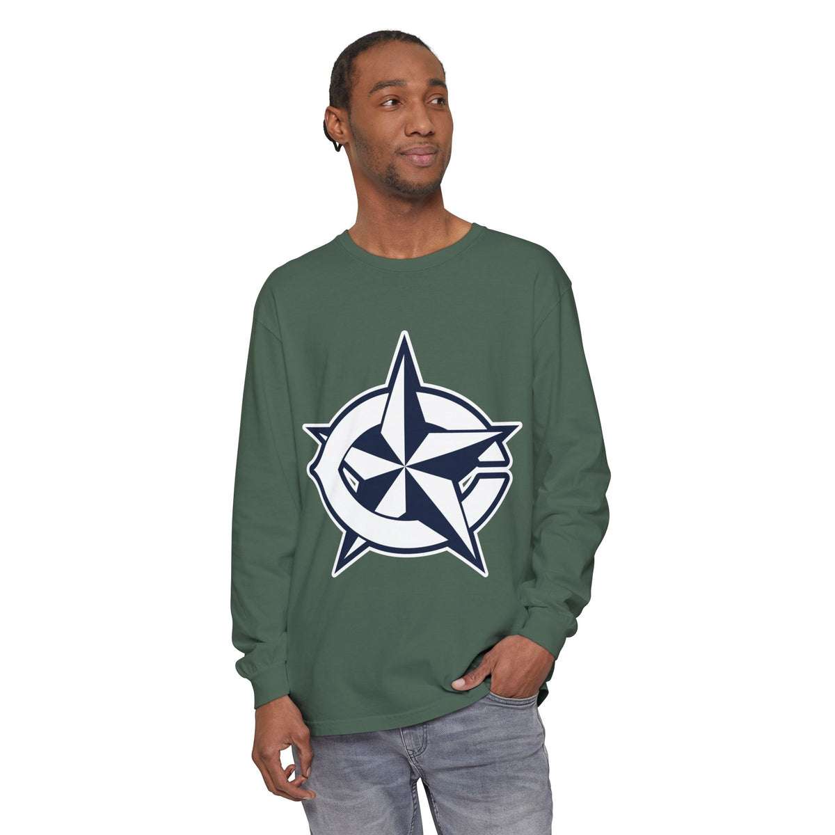 Garment-Dyed Long Sleeve Tee