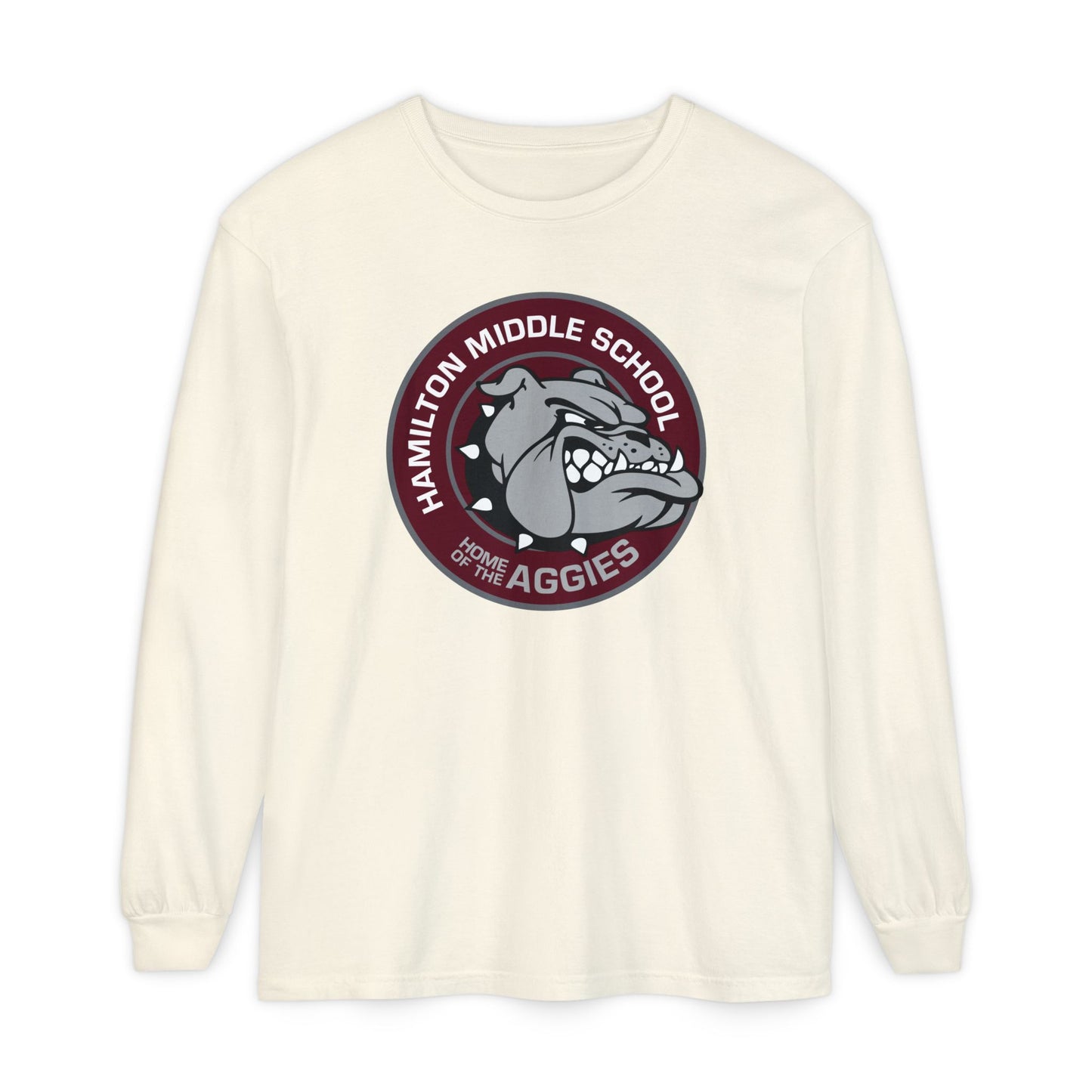 Garment-Dyed Long Sleeve Tee