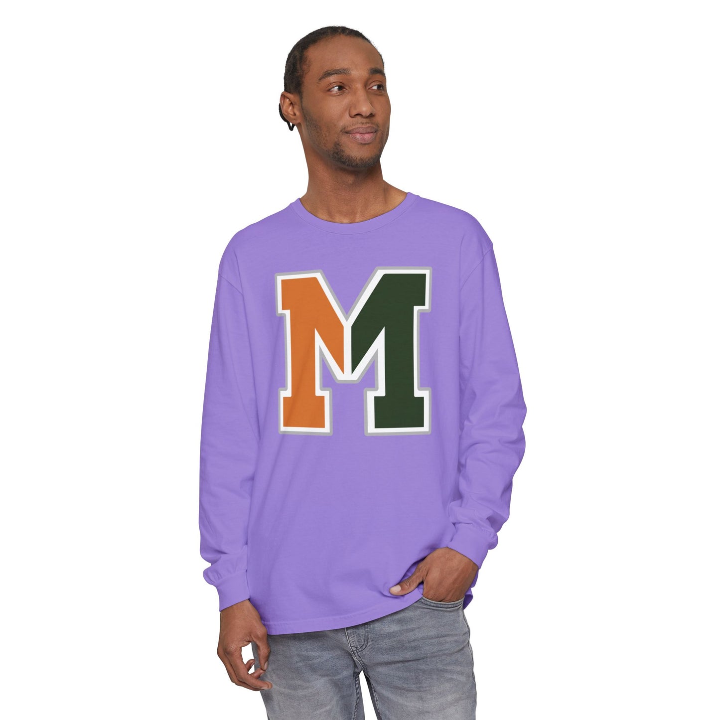 Garment-Dyed Long Sleeve Tee