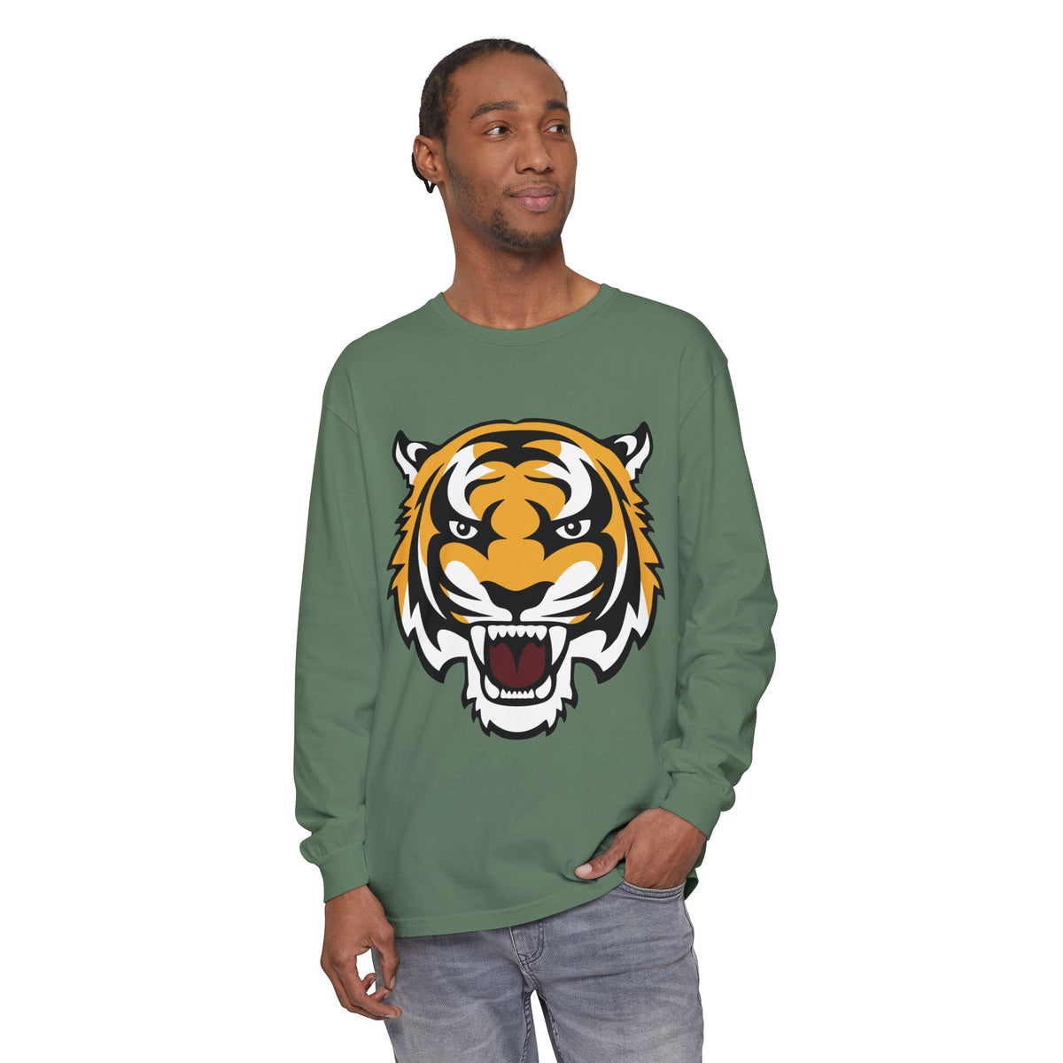 Garment-Dyed Long Sleeve Tee