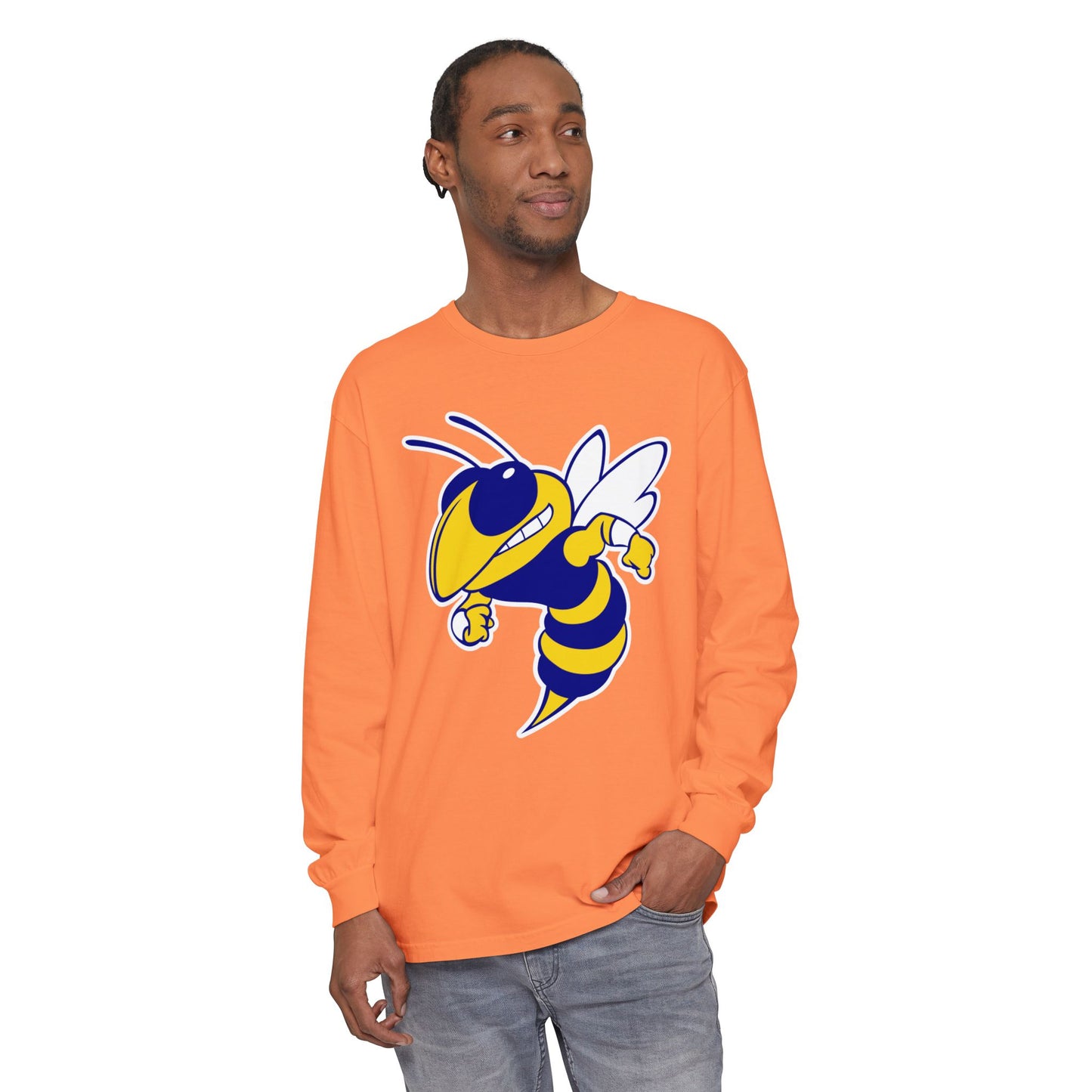 Garment-Dyed Long Sleeve Tee