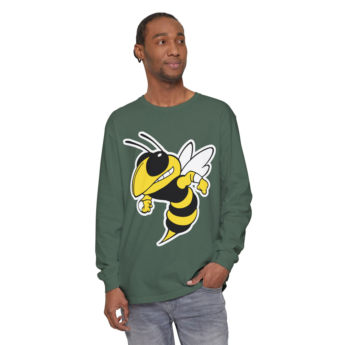 Garment-Dyed Long Sleeve Tee