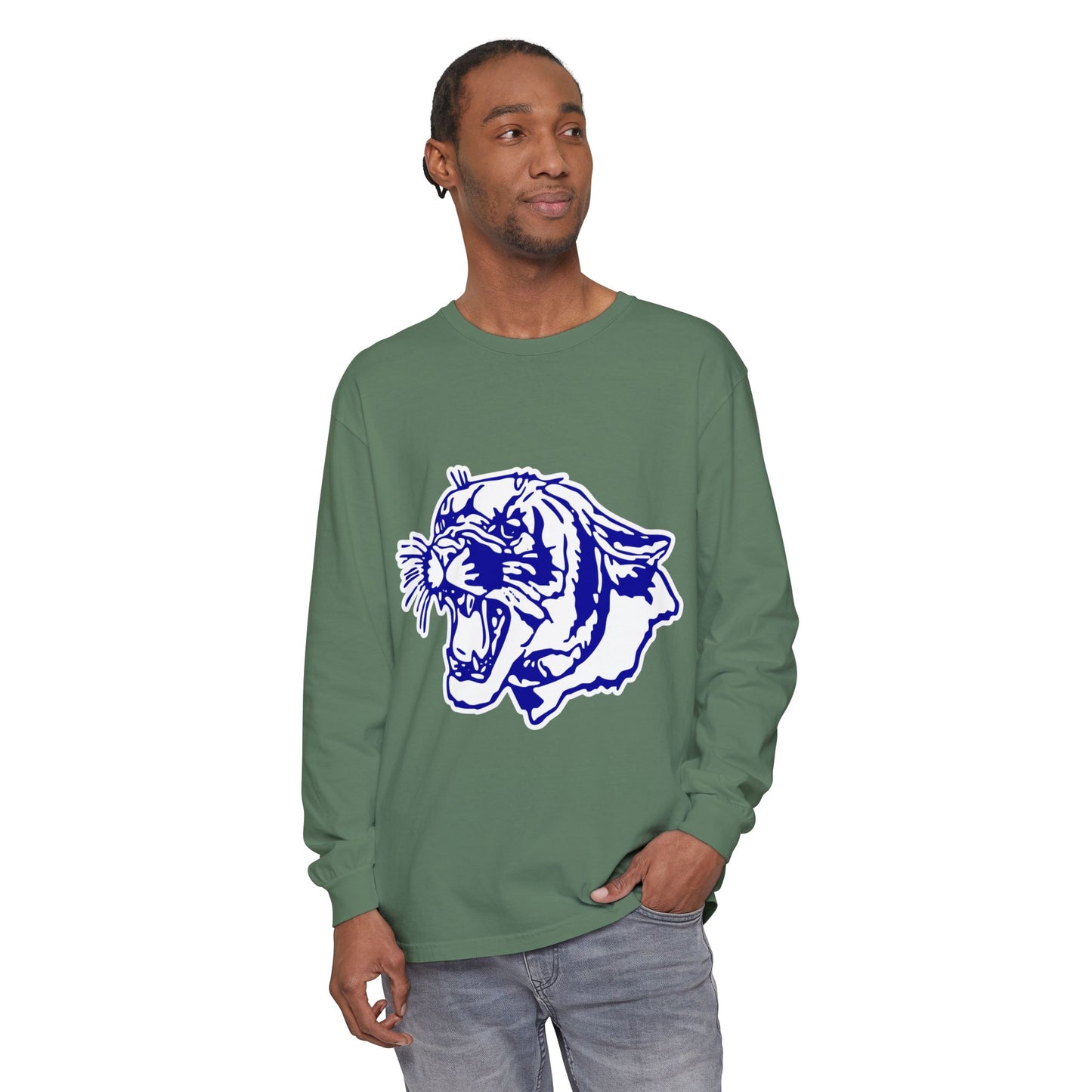 Garment-Dyed Long Sleeve Tee