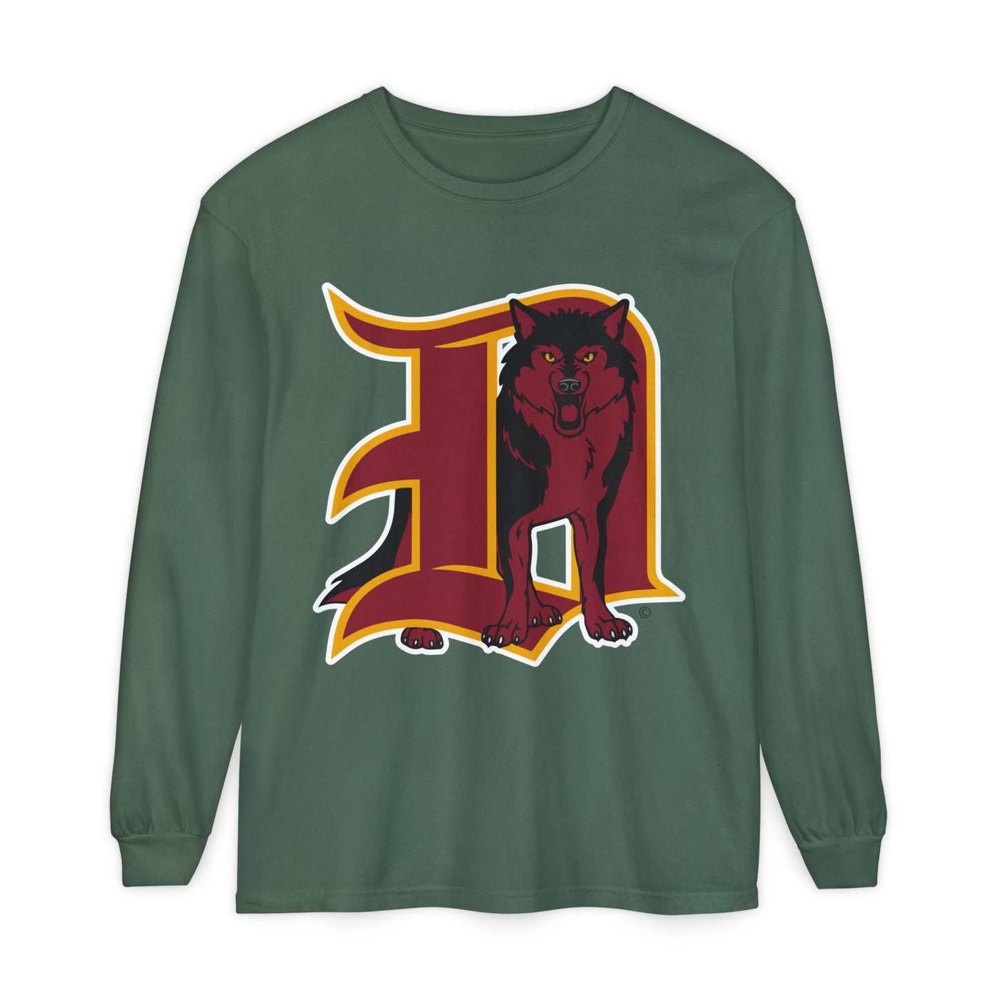 Garment-Dyed Long Sleeve Tee