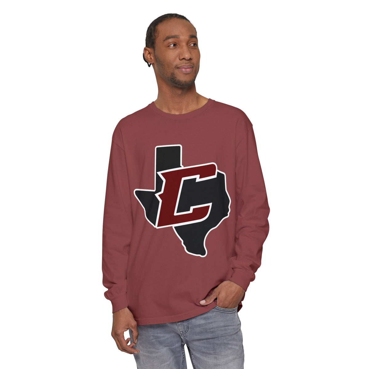 Garment-Dyed Long Sleeve Tee