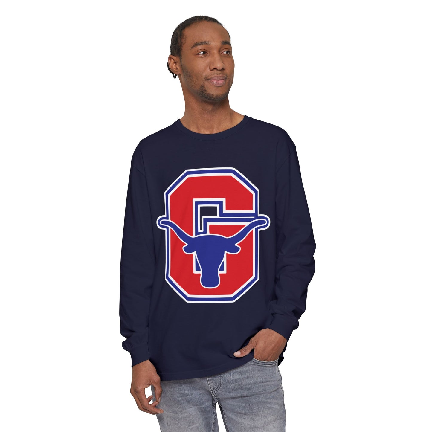 Garment-Dyed Long Sleeve Tee