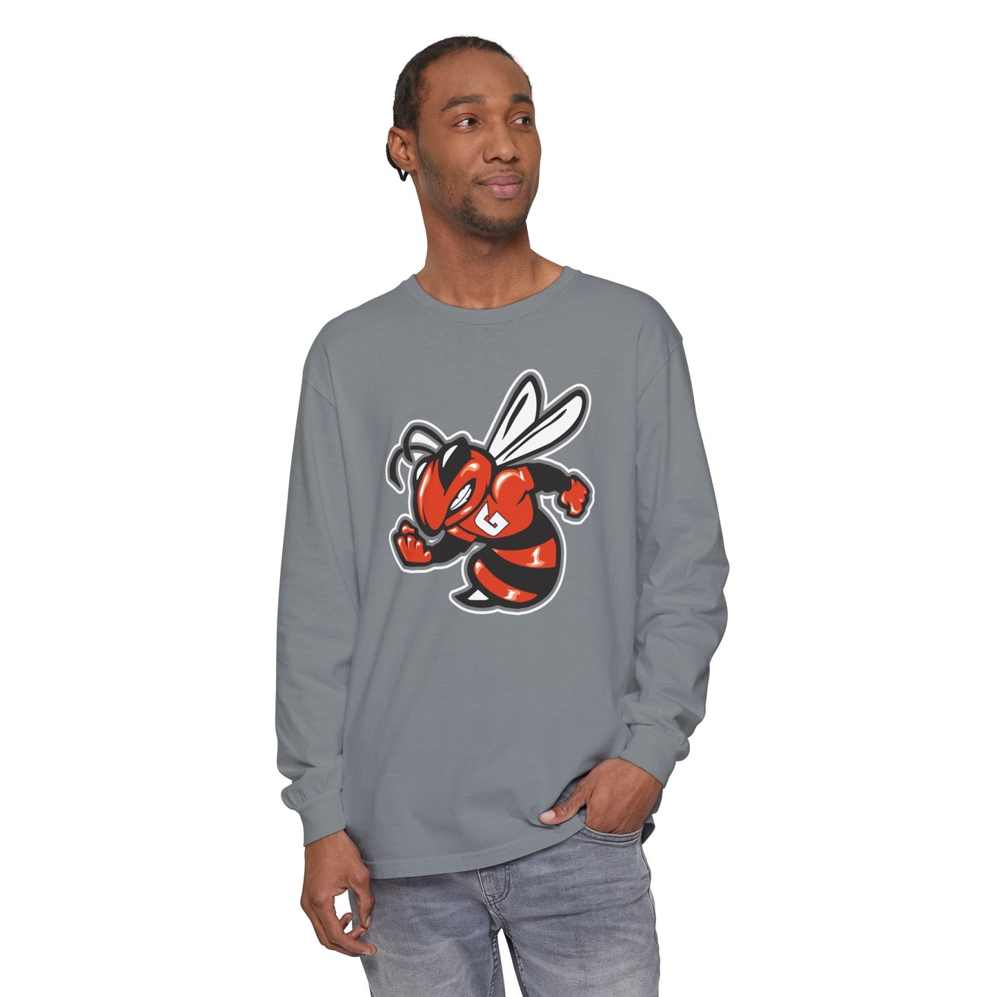 Garment-Dyed Long Sleeve Tee