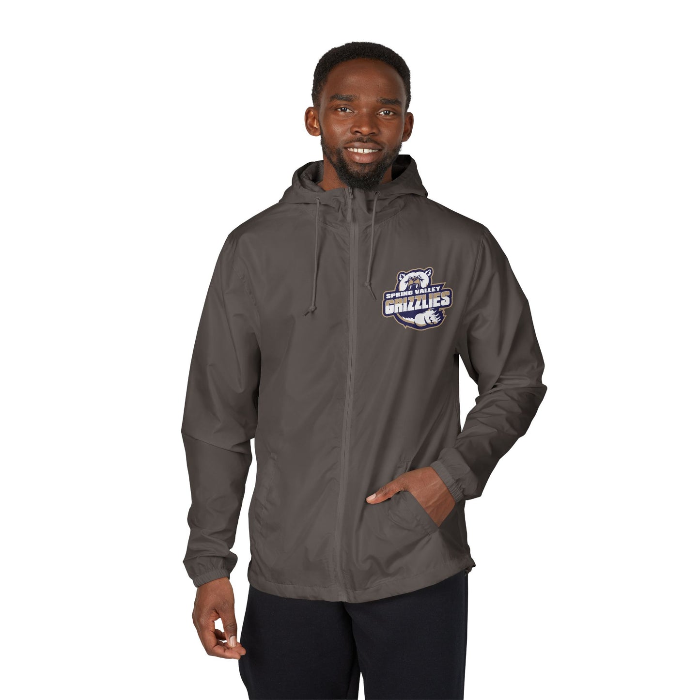 Full-Zip Windbreaker Jacket