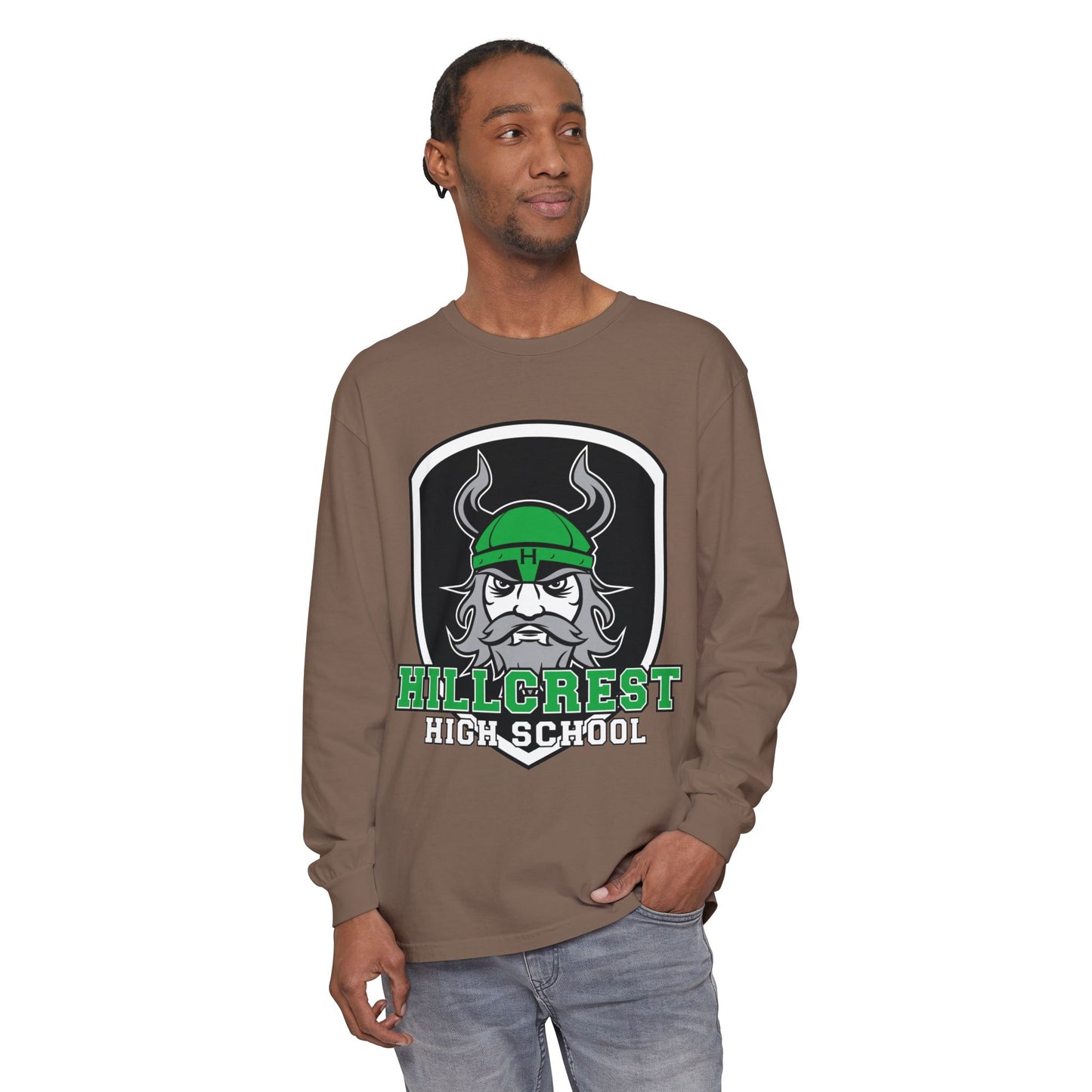 Garment-Dyed Long Sleeve Tee