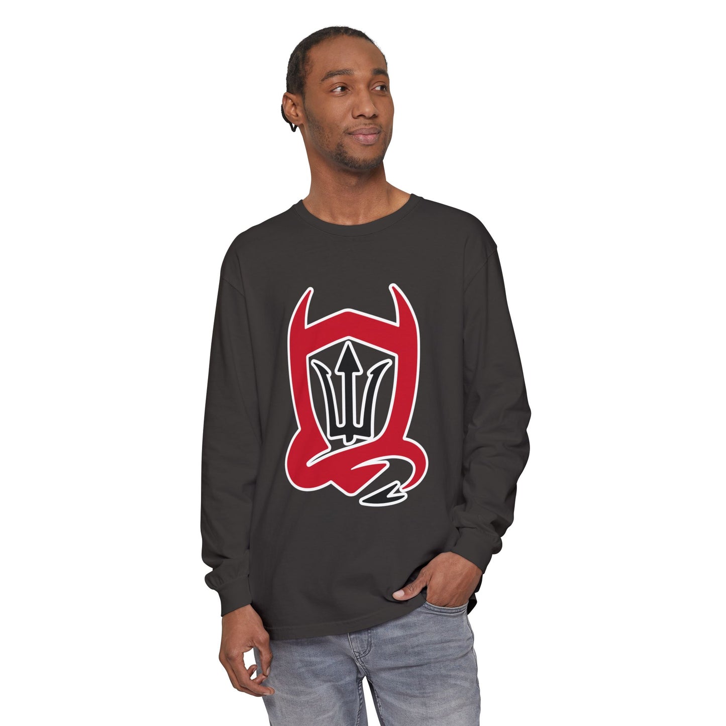 Garment-Dyed Long Sleeve Tee
