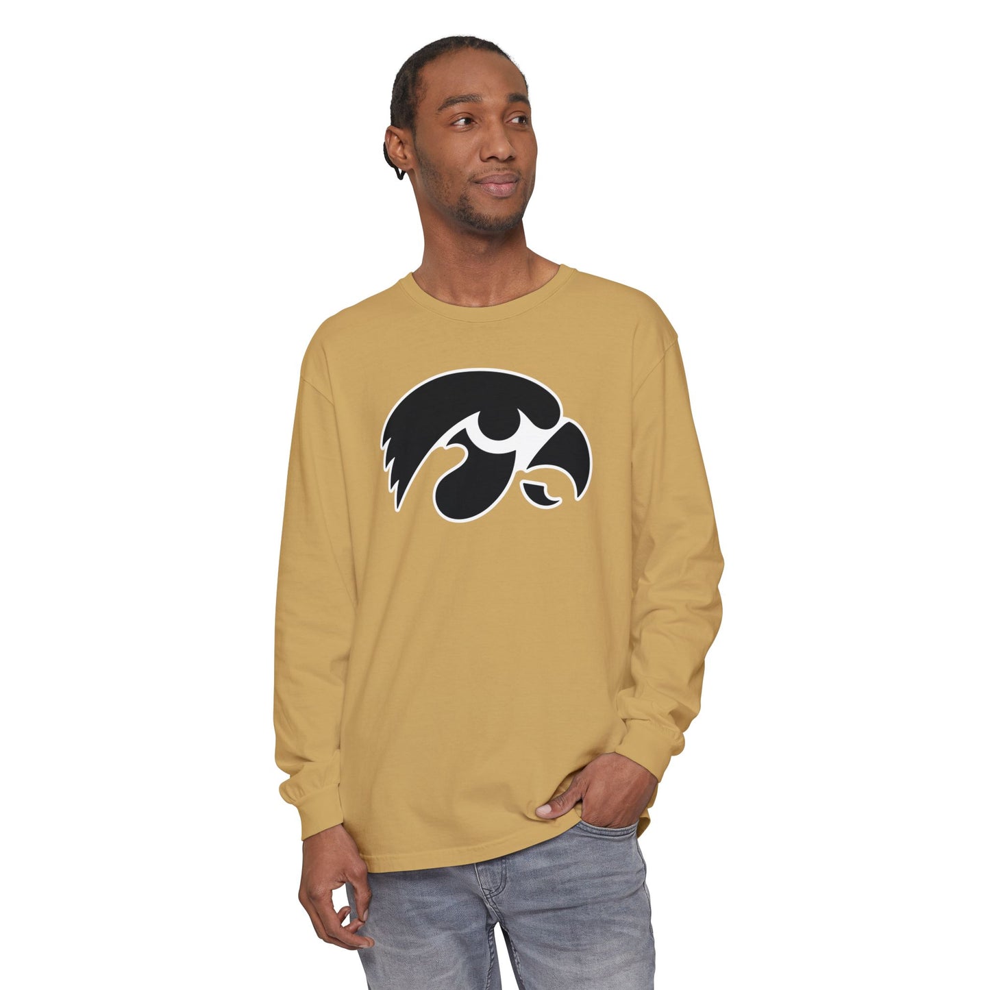Garment-Dyed Long Sleeve Tee