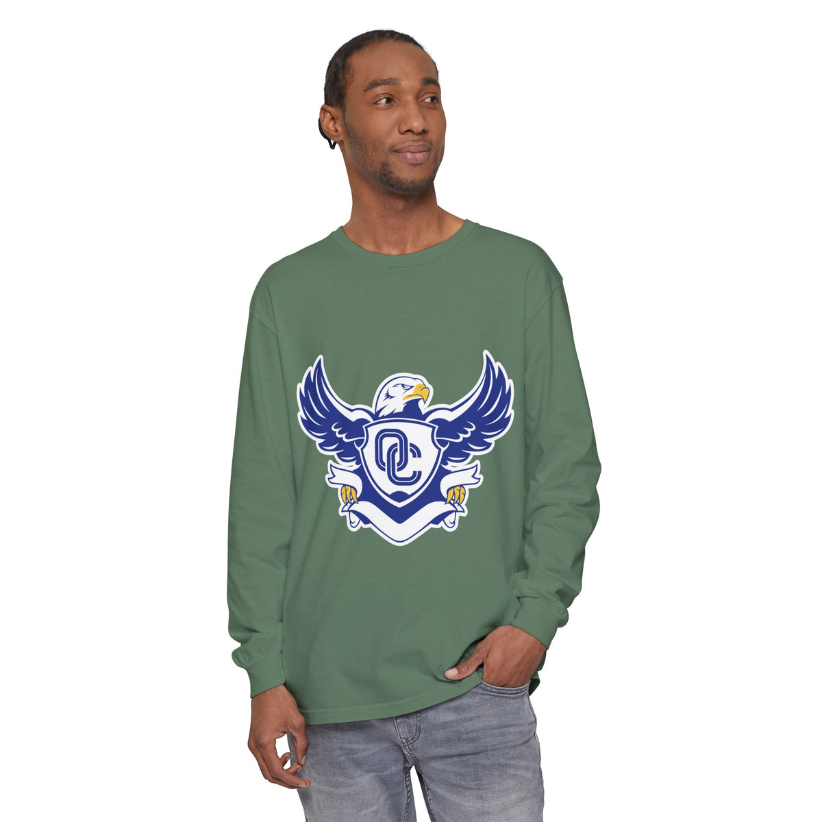 Garment-Dyed Long Sleeve Tee