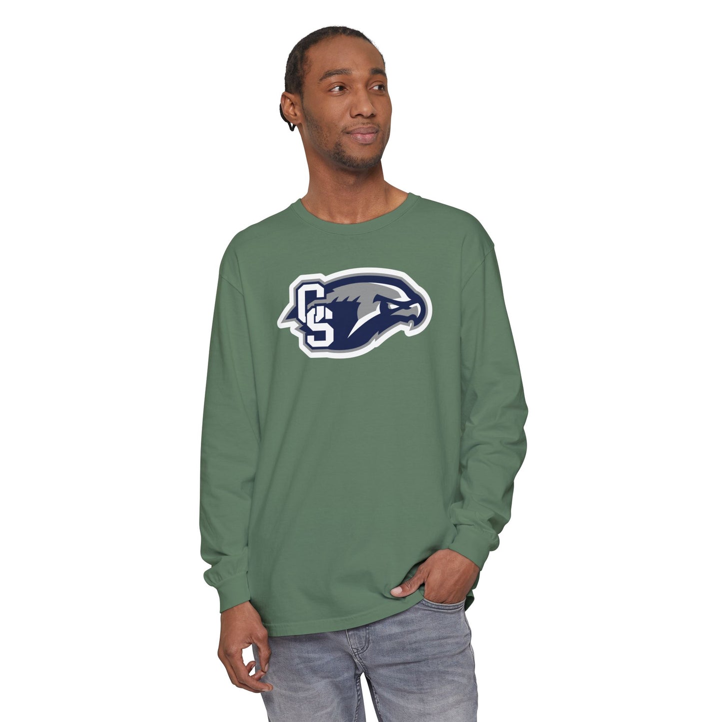 Garment-Dyed Long Sleeve Tee