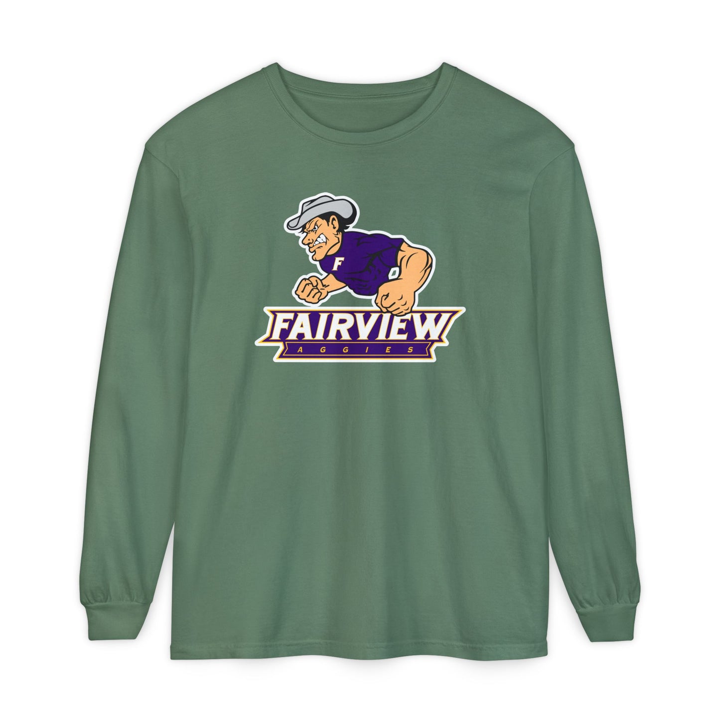 Garment-Dyed Long Sleeve Tee