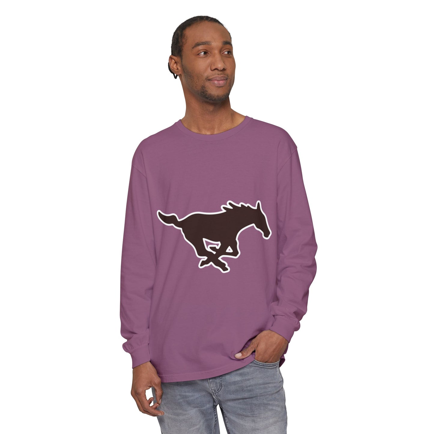 Garment-Dyed Long Sleeve Tee