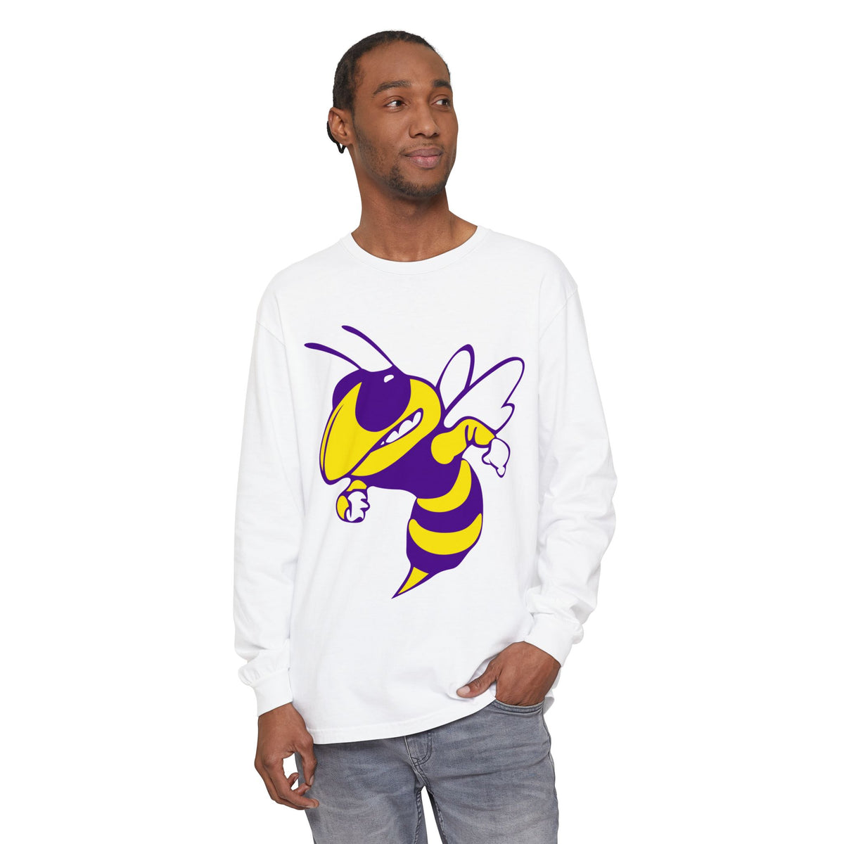 Garment-Dyed Long Sleeve Tee