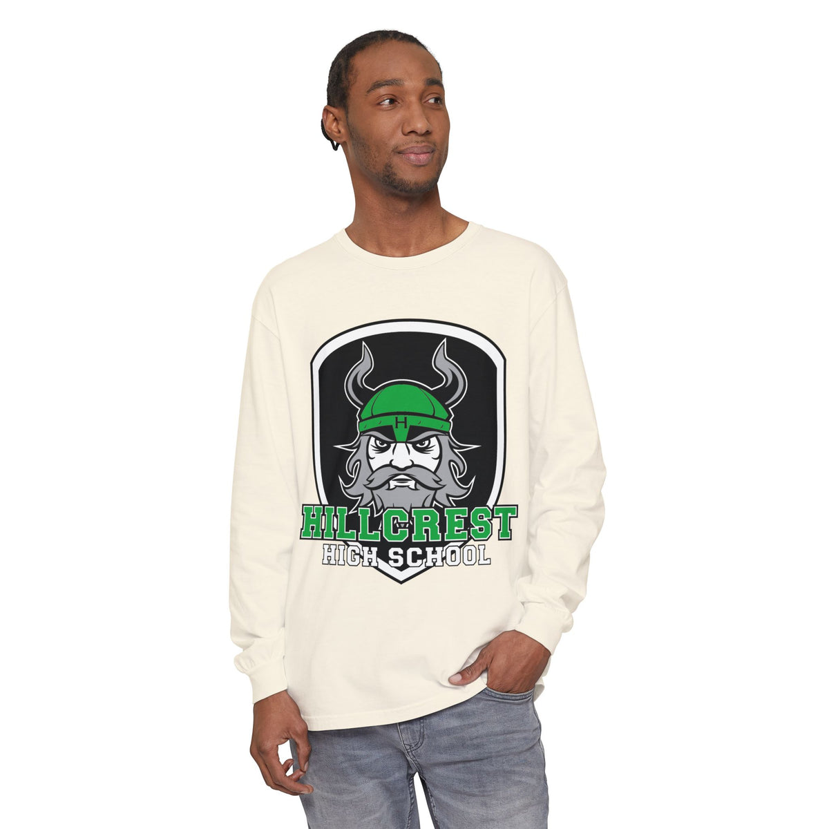 Garment-Dyed Long Sleeve Tee