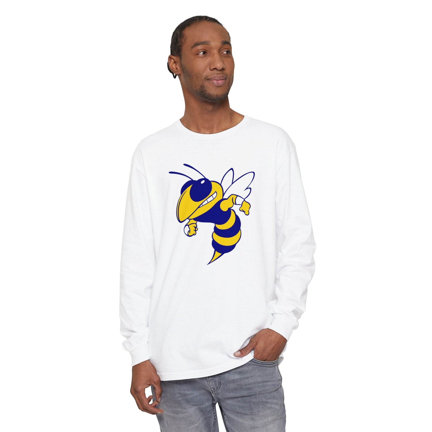 Garment-Dyed Long Sleeve Tee