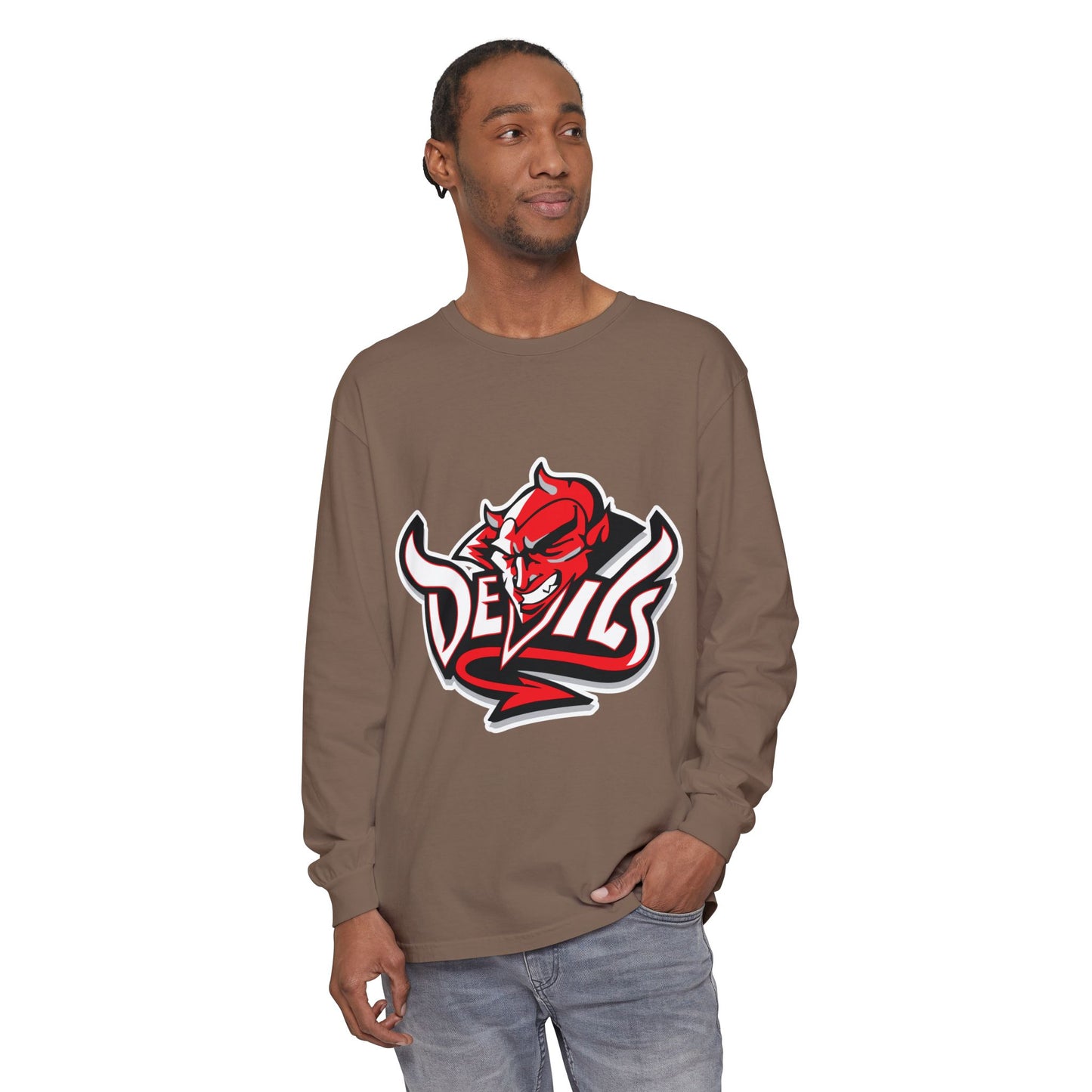 Garment-Dyed Long Sleeve Tee