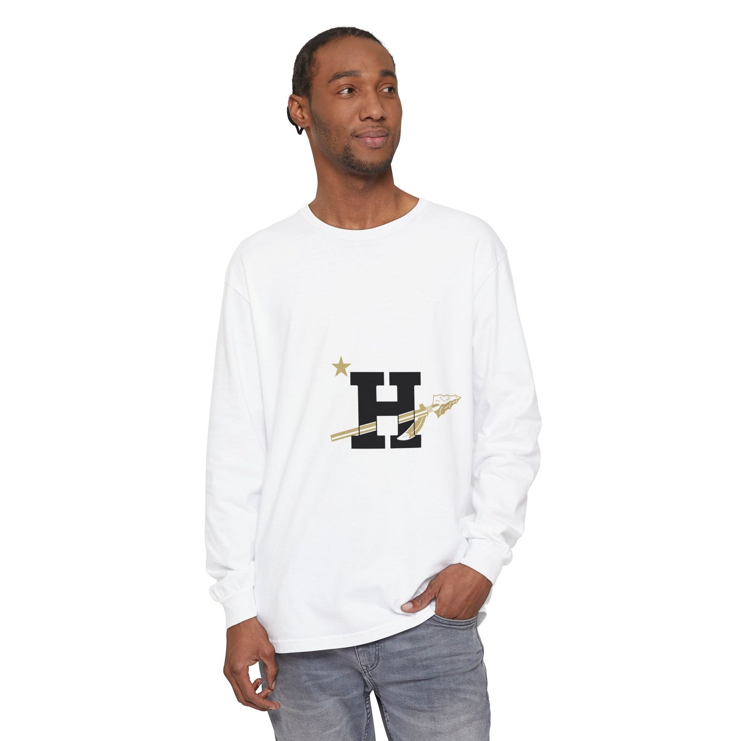 Garment-Dyed Long Sleeve Tee