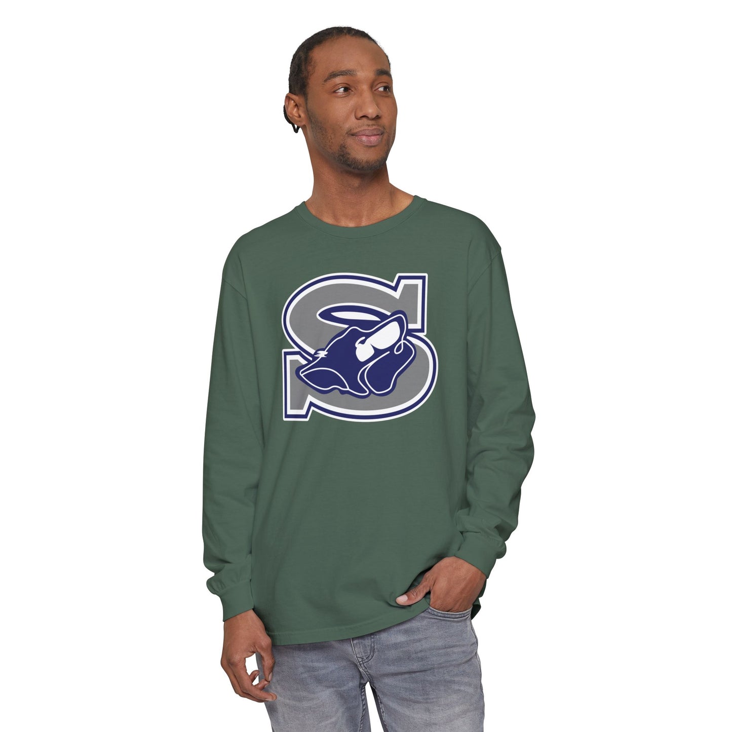 Garment-Dyed Long Sleeve Tee
