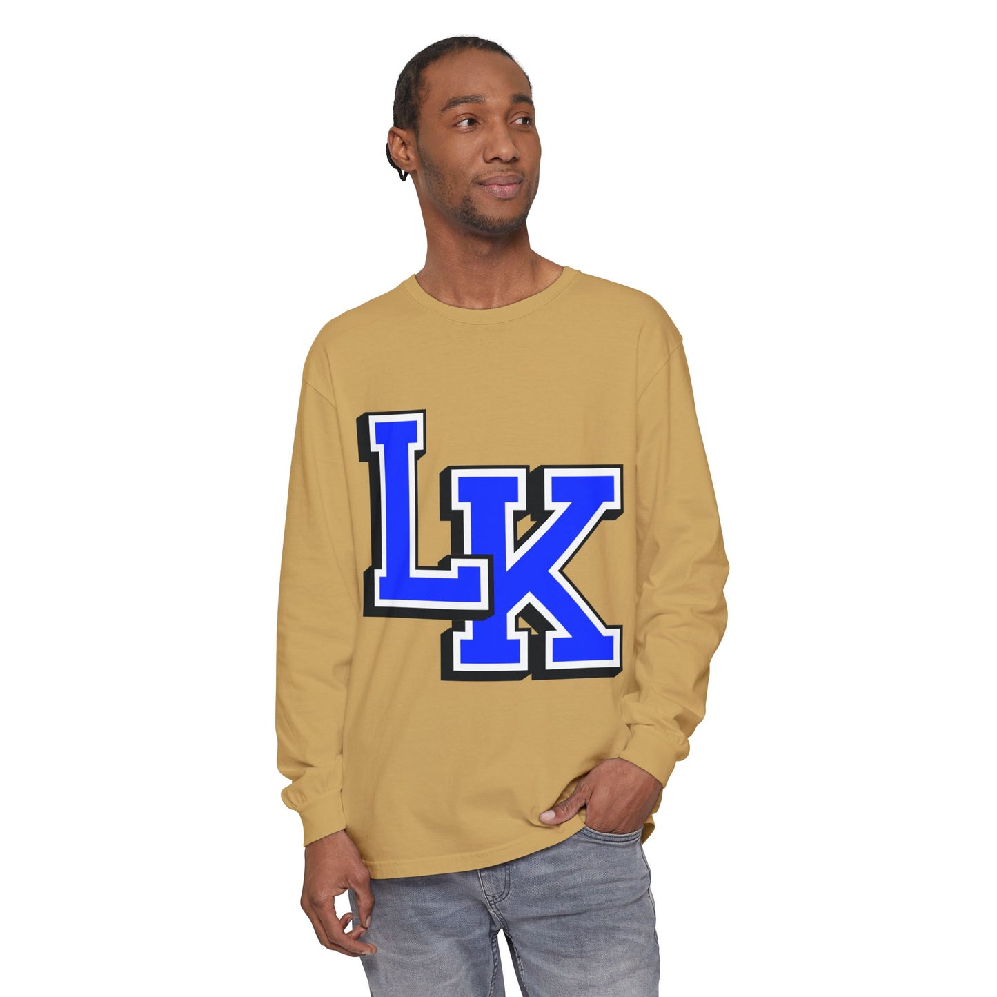 Garment-Dyed Long Sleeve Tee