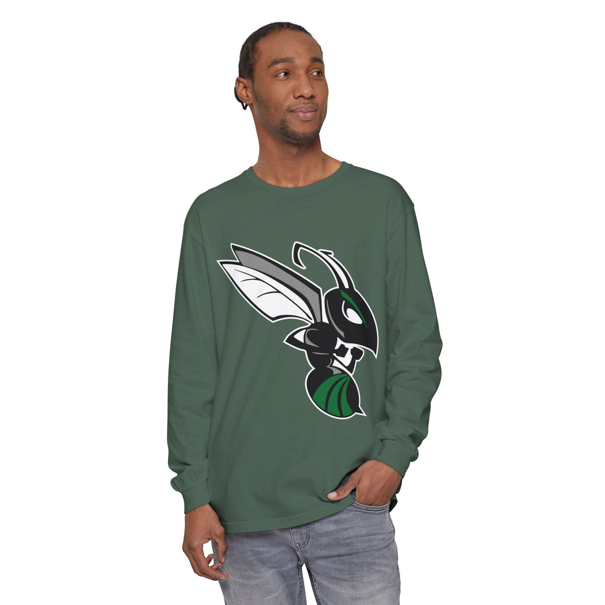 Garment-Dyed Long Sleeve Tee