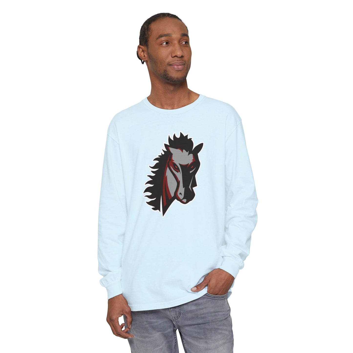 Garment-Dyed Long Sleeve Tee