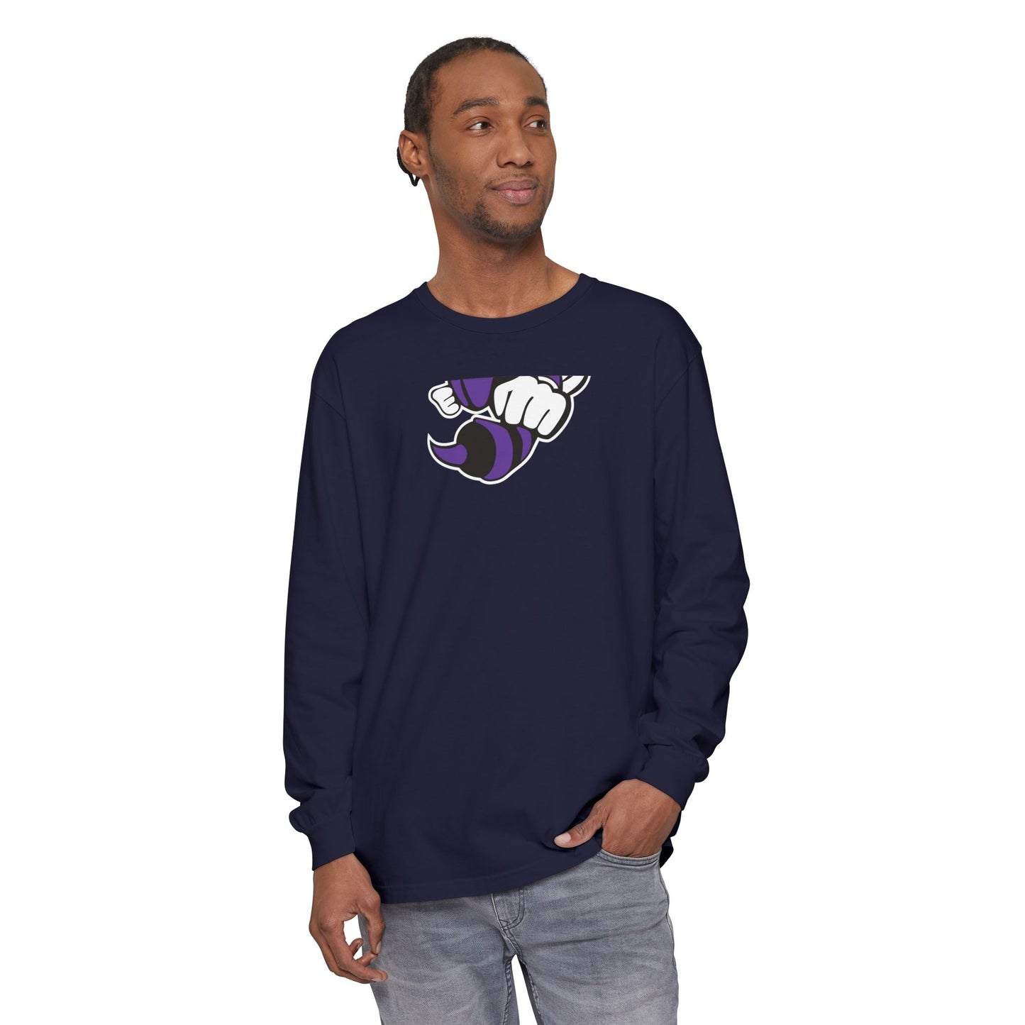 Garment-Dyed Long Sleeve Tee