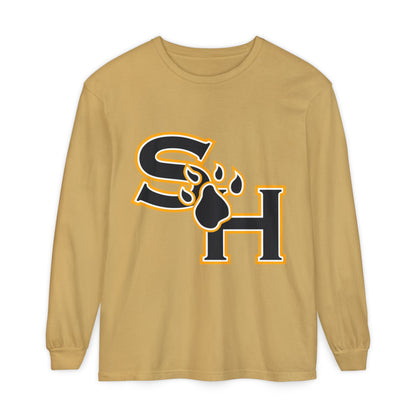 Garment-Dyed Long Sleeve Tee
